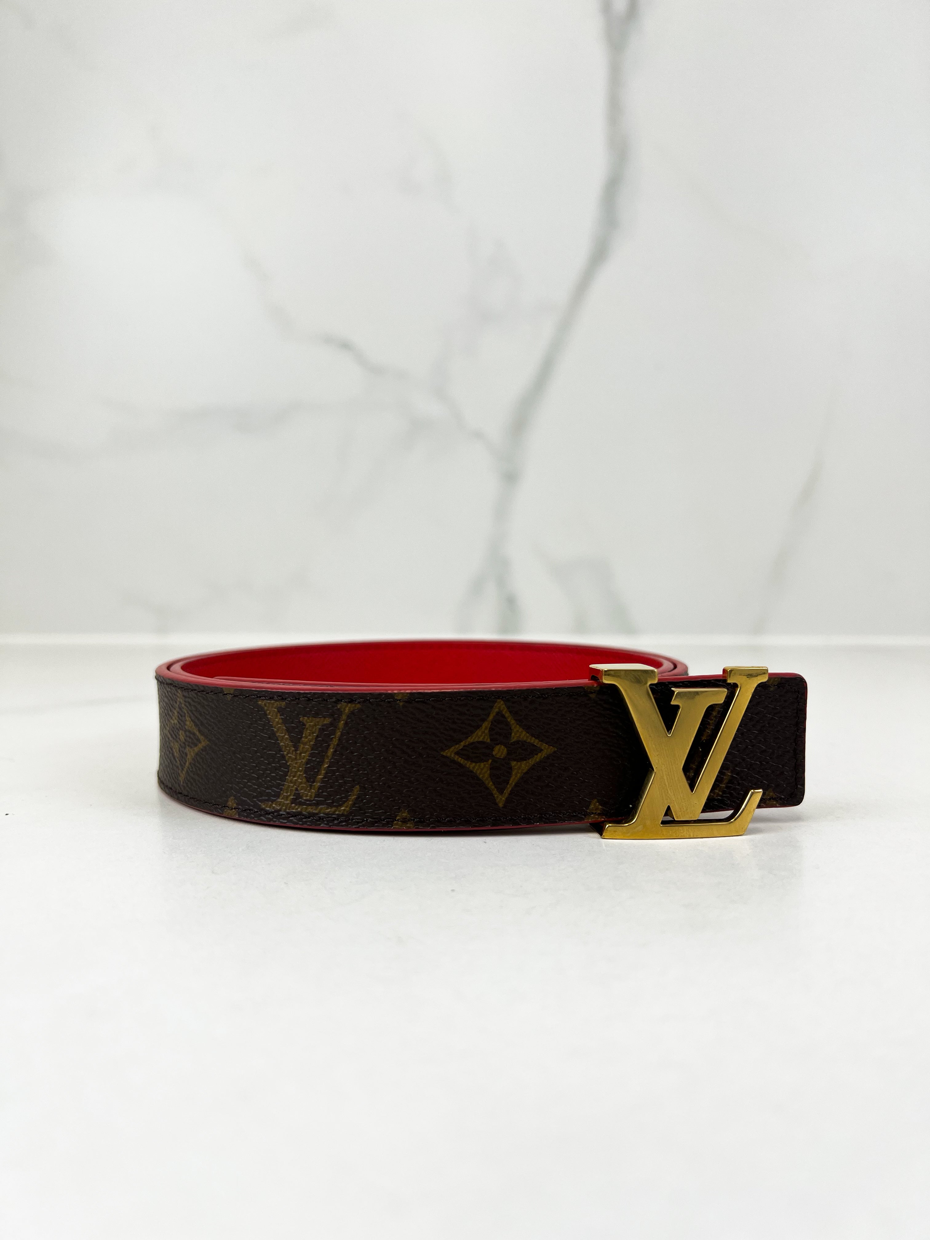 Louis Vuitton 30mm Reversible Belt Size 80