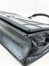 Christian Dior Medium Black Leather Diorama Shoulder Bag