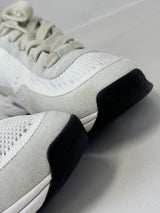 Chanel CC Velvet Calfskin & Knit Sneaker Size 44