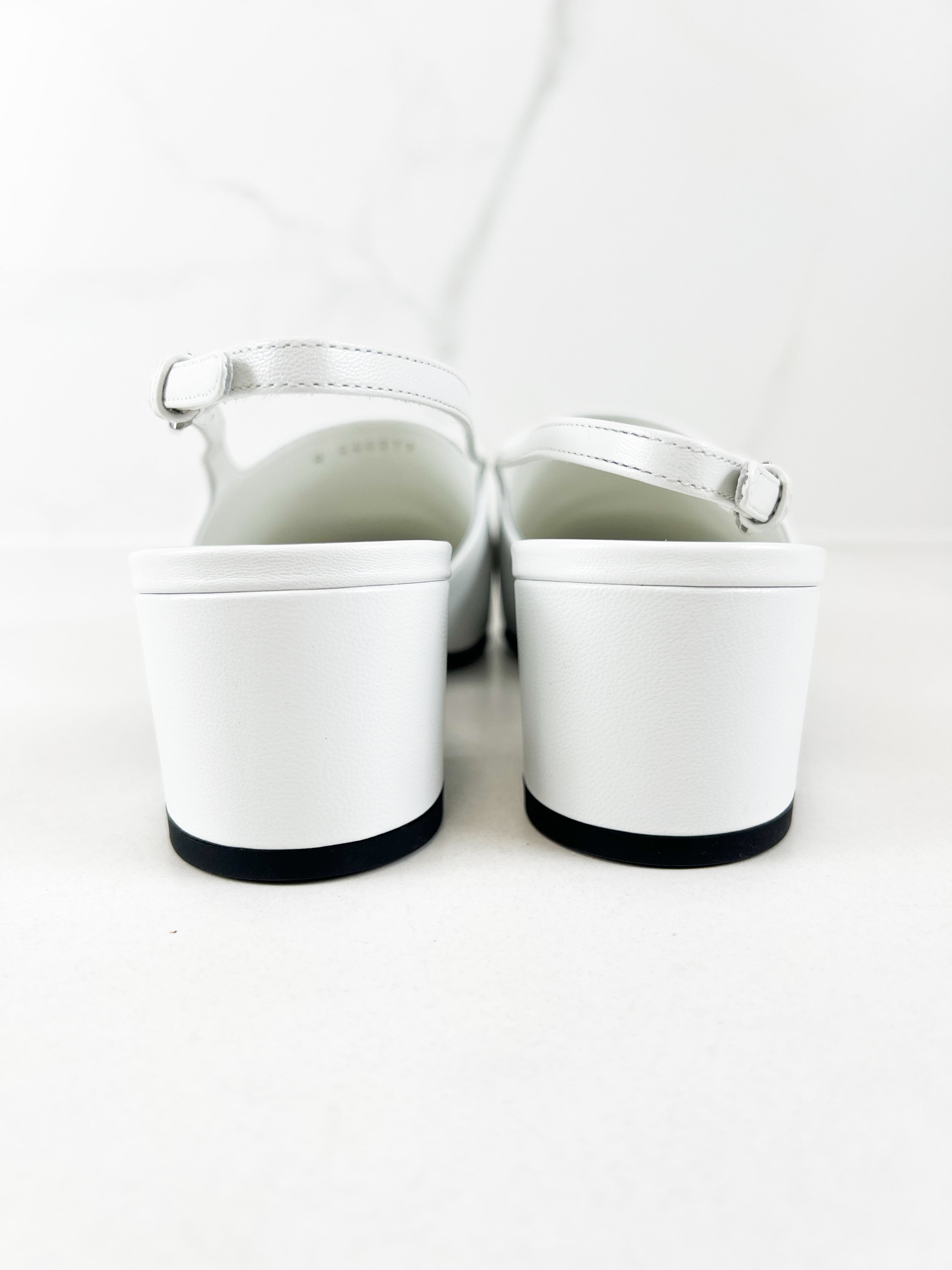 Chanel Lambskin Slingback Size 40.5C