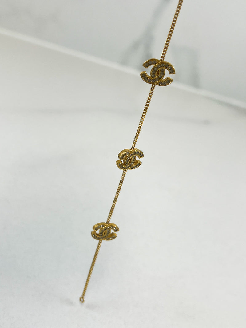 Chanel CC Gold Bracelet