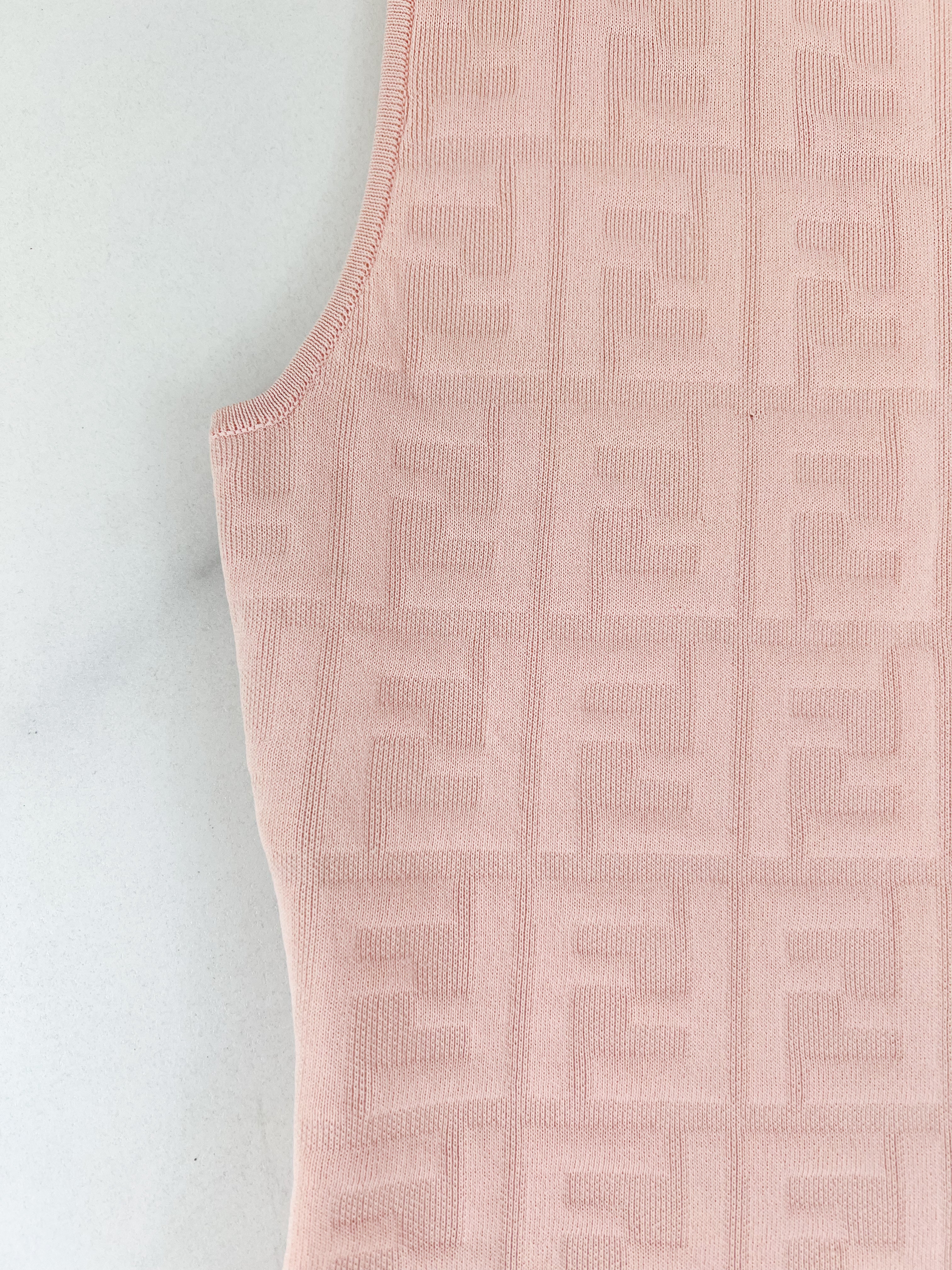 Fendi Pink Skims Mini Dress Size UK 6