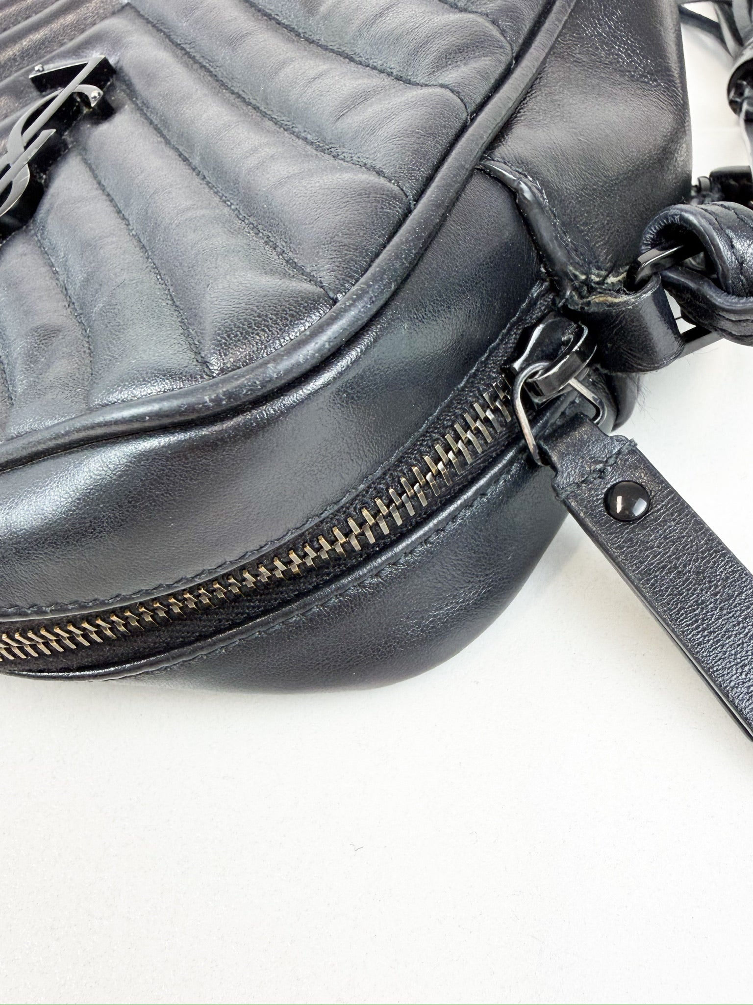 Saint Laurent Black Lou Camera Bag