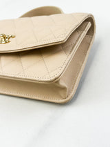 Chanel Beige Wallet On Chain