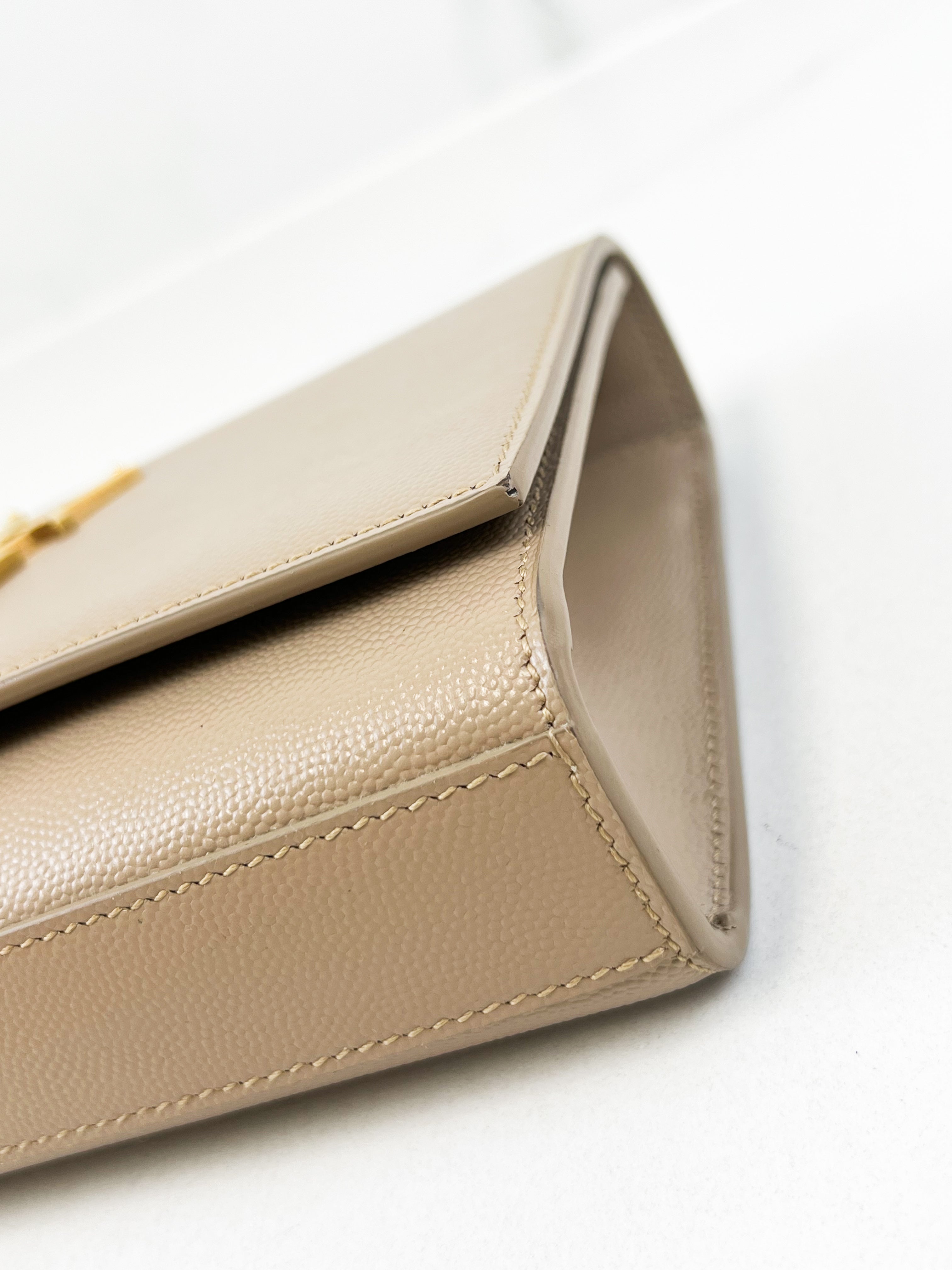 Saint Laurent Kate Small in Grain Embossed Leather