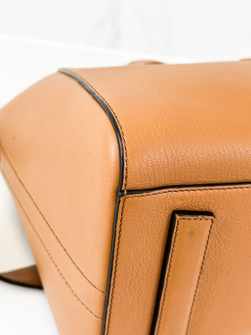 Givenchy Antigona Grained Leather Medium Tan Shoulder Bag