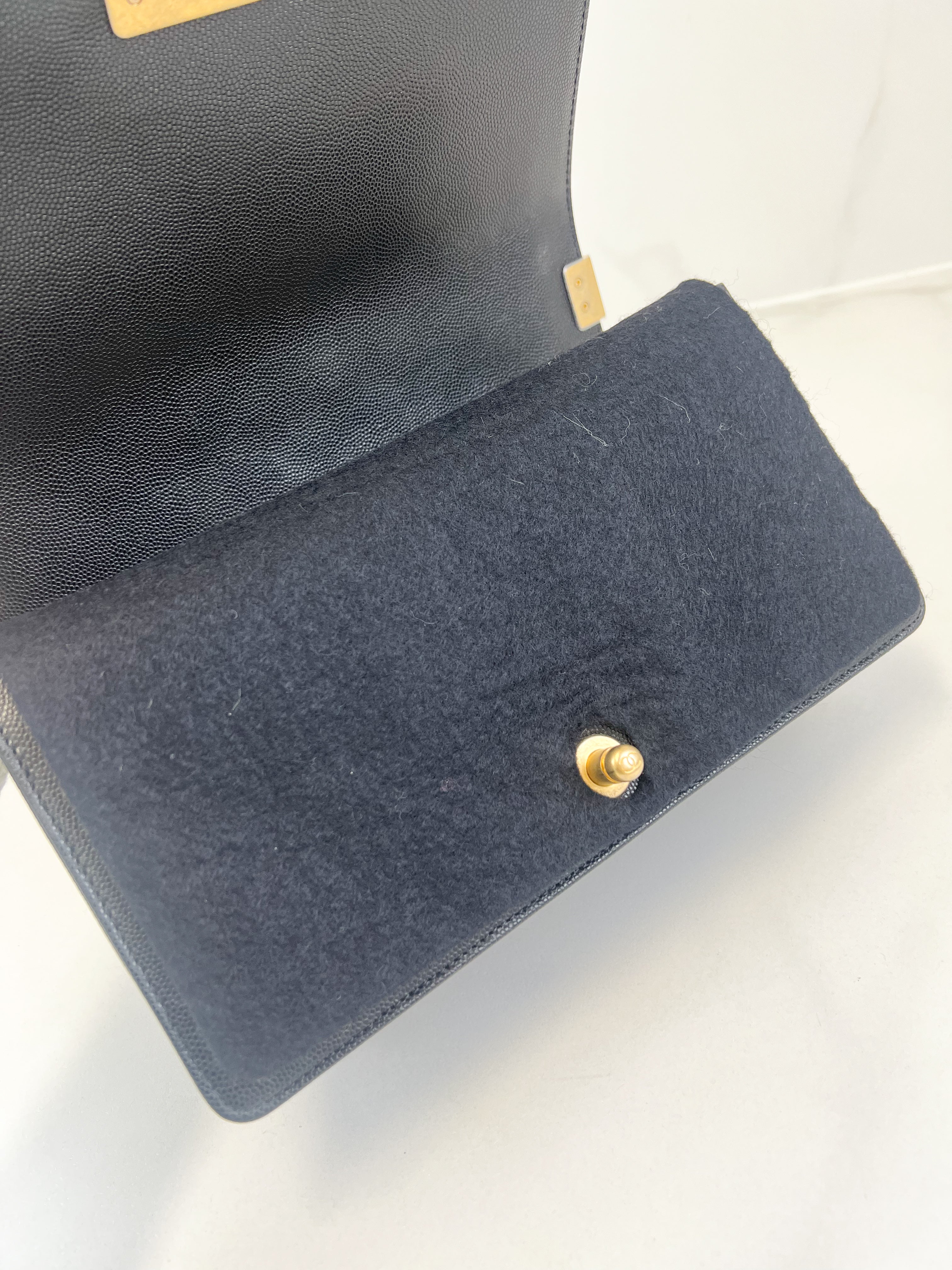 Chanel Old Medium Boy Bag with GHW