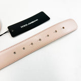 Dolce & Gabbana Devotion Logo Belt Leather Belt Size 80