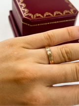 Cartier C De Cartier One Diamond Ring 18K Rose Gold Size 50