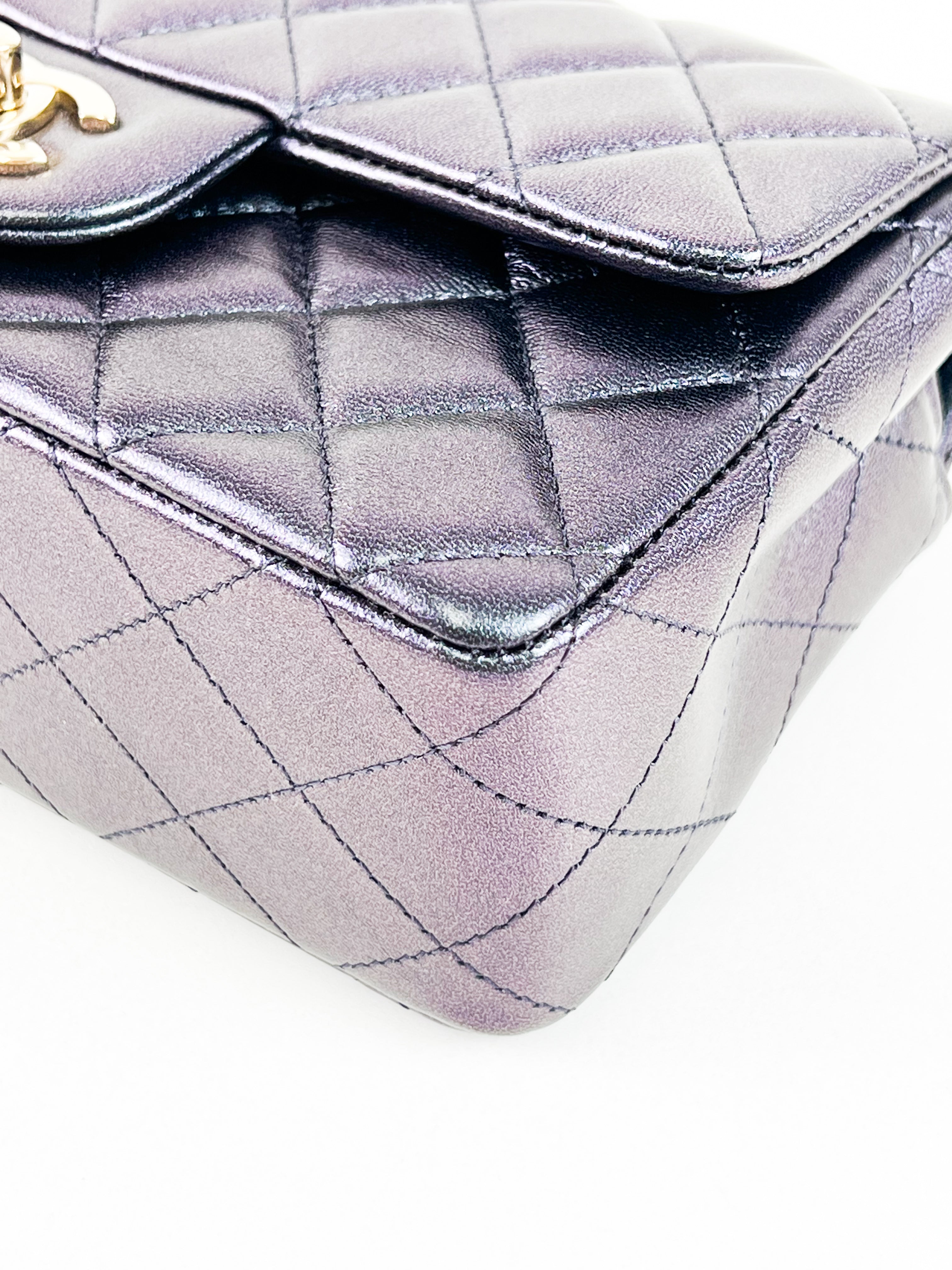 Chanel Rectangular Mini Flap Calfskin Shoulder Bag