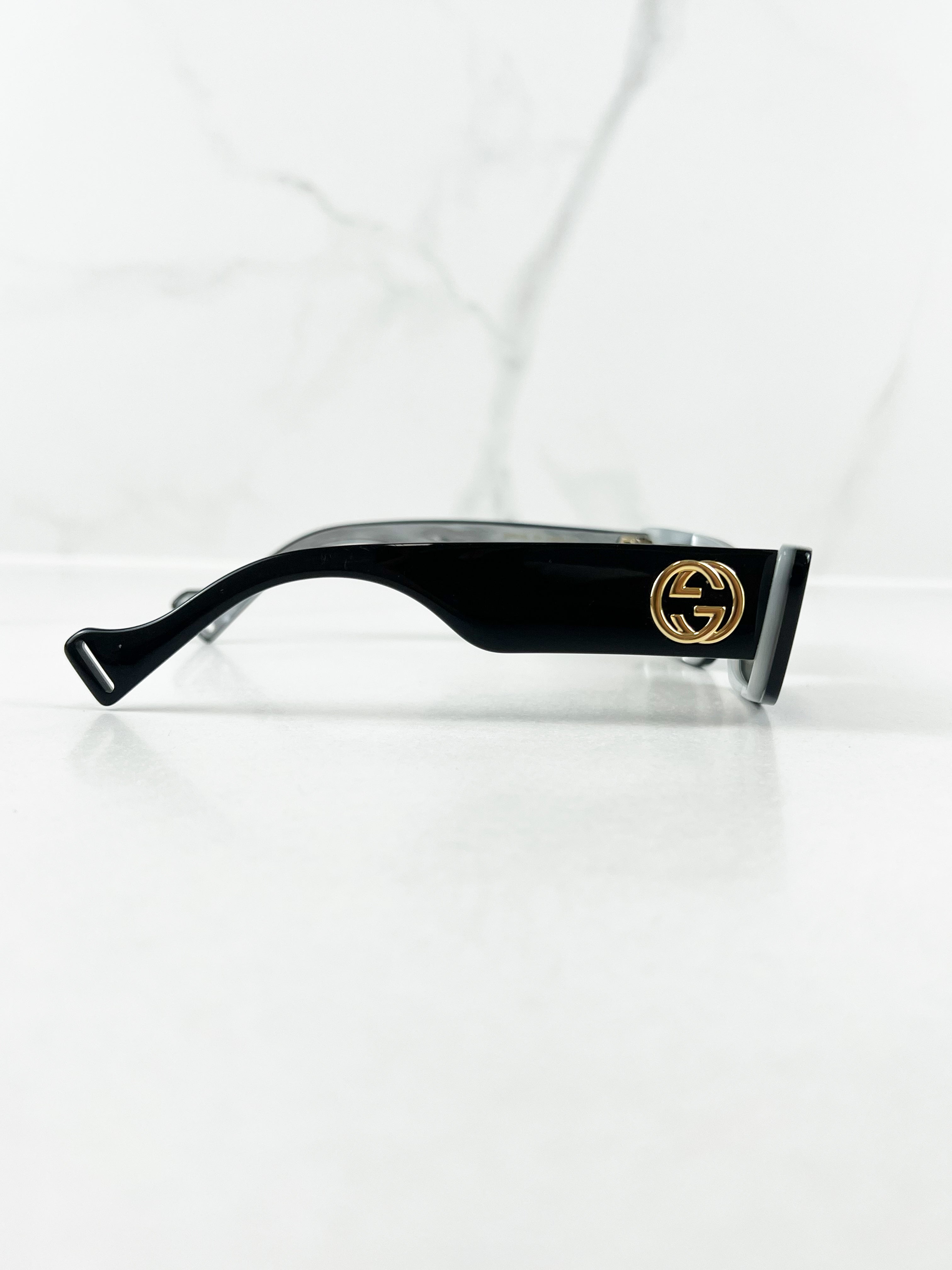 Gucci GG Logo Black Sunglasses