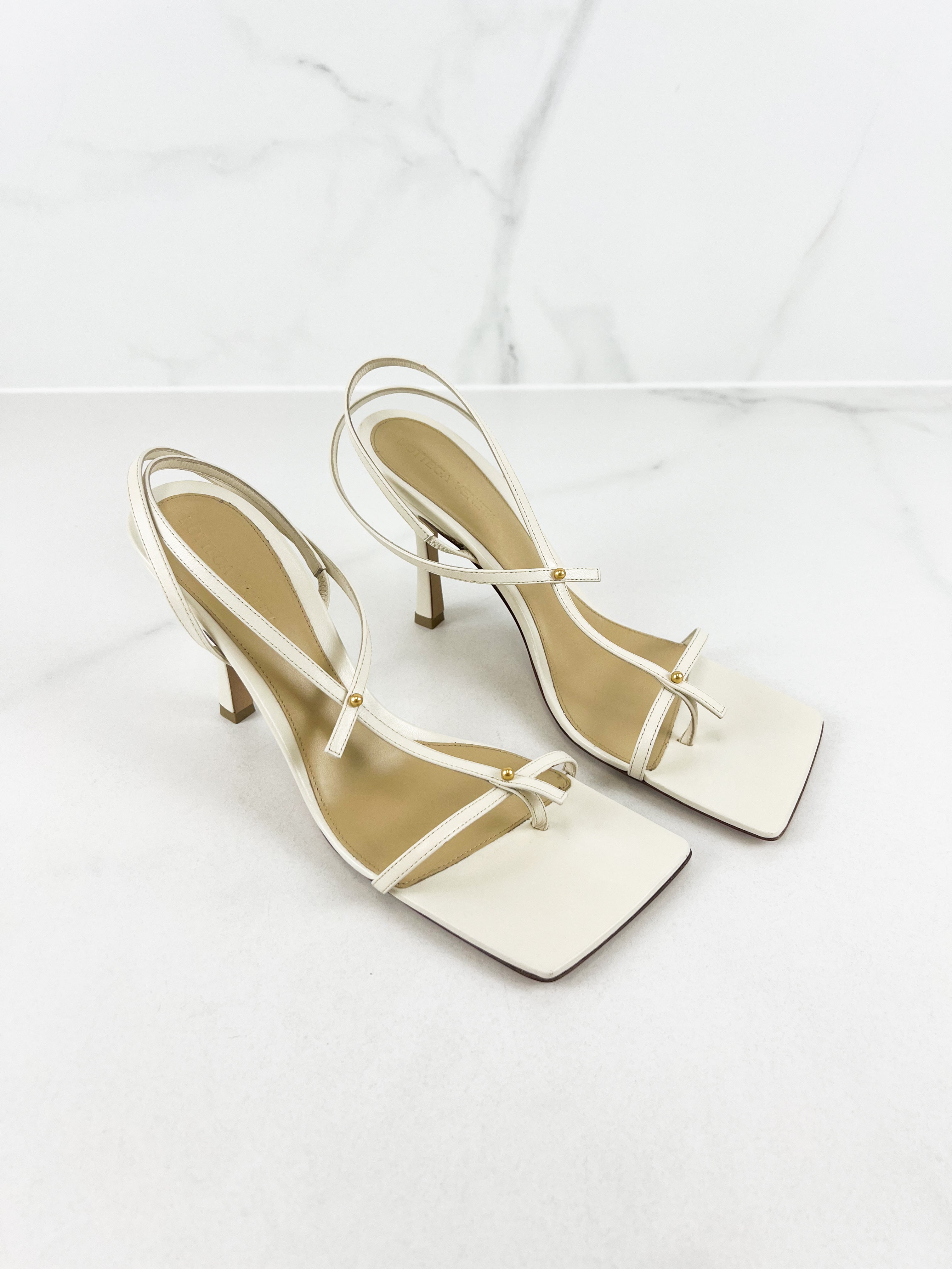 Bottega Veneta Stretch Sandal Heel Size 39