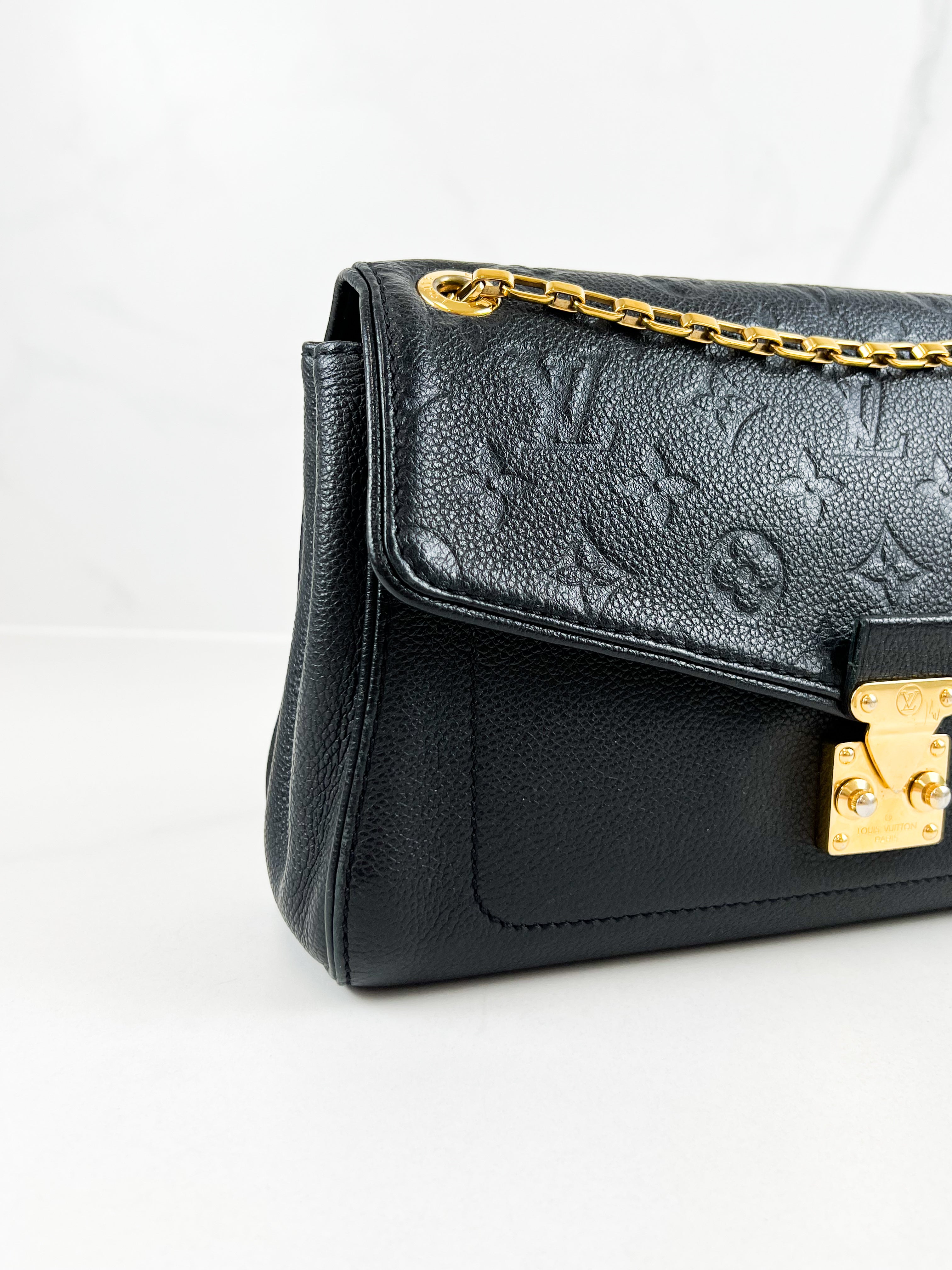 Louis Vuitton Black Monogram Empreinte Saint Germain PM