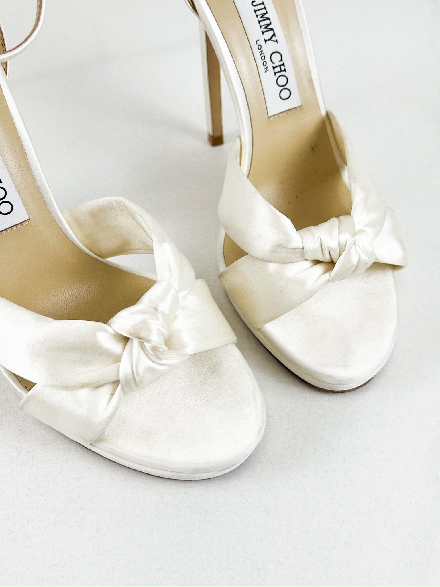Jimmy Choo Satin Rosie Sandals Size 39