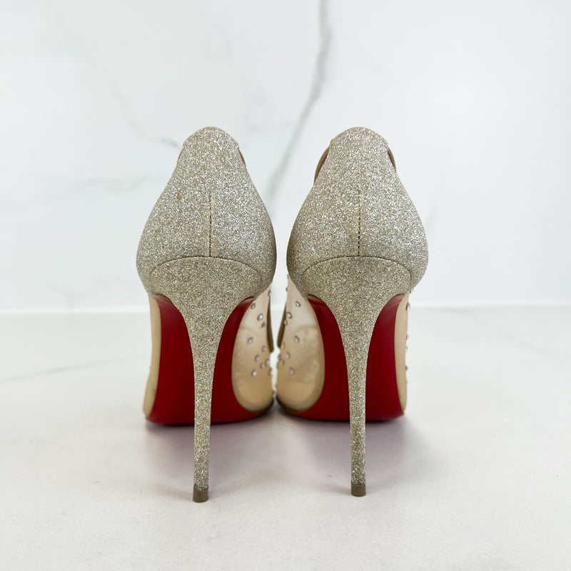 Christian louboutin best sale follies strass 100mm