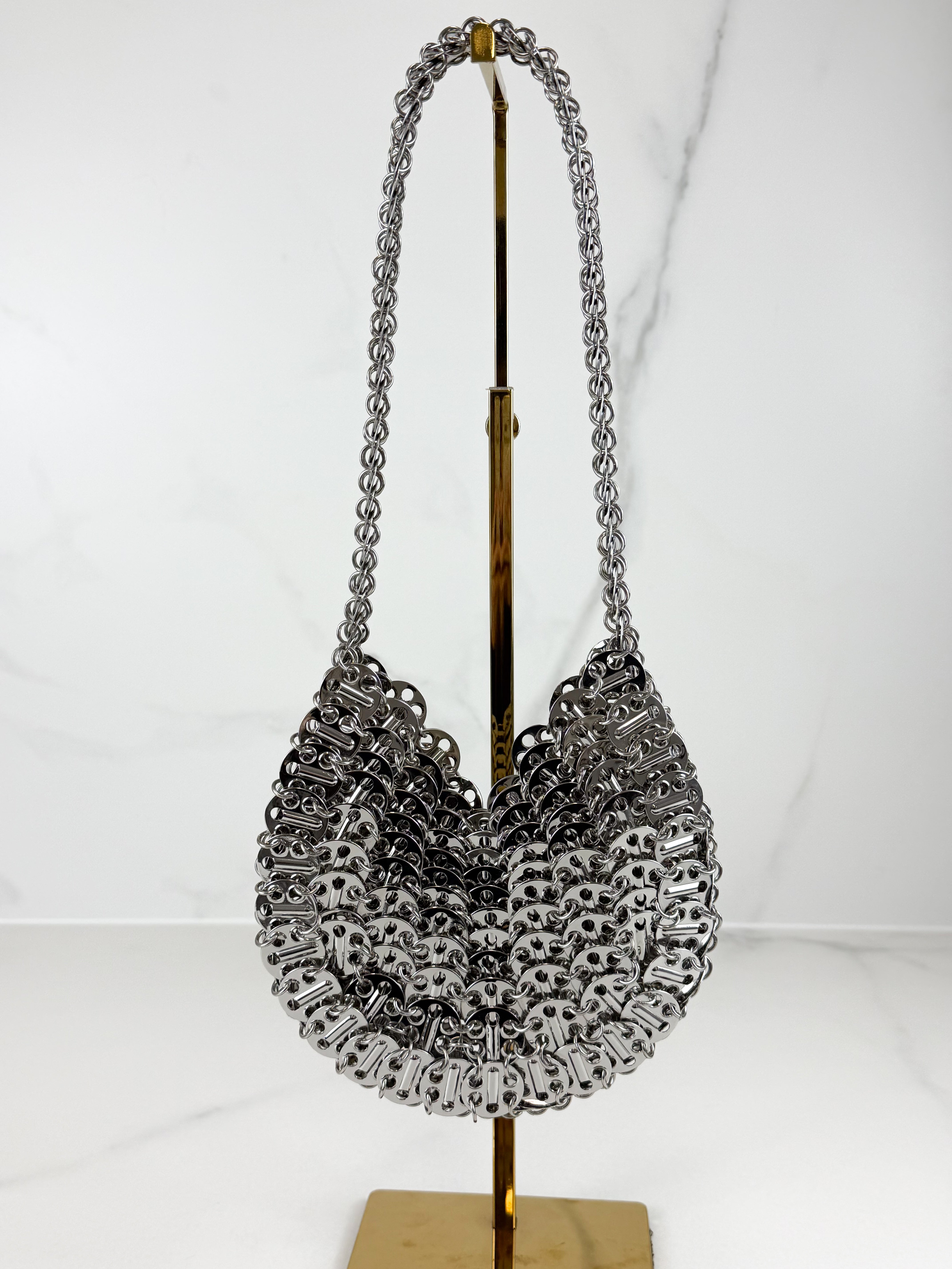 Rabanne 1969 Moon Chainmail Shoulder Bag