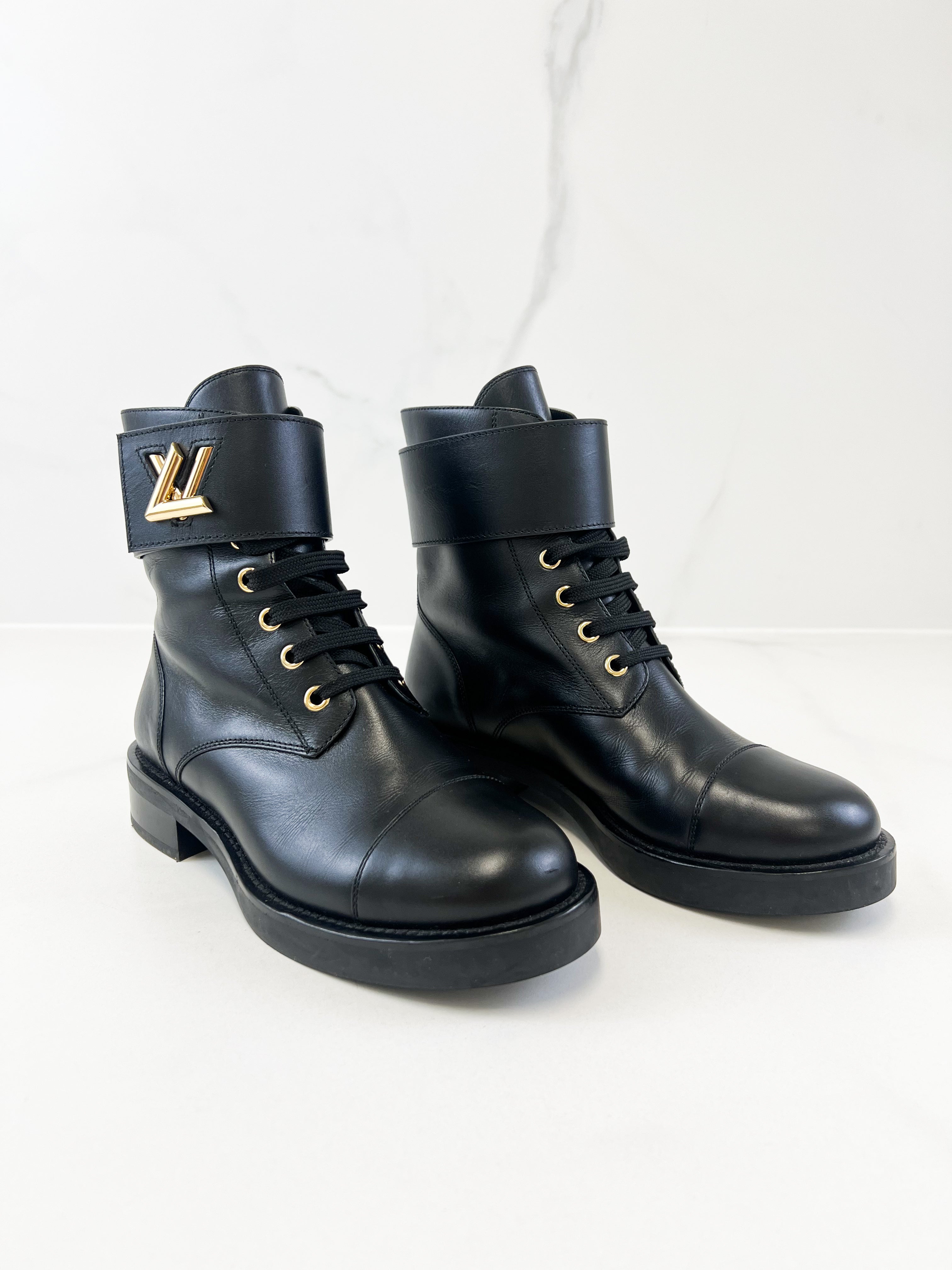 Louis Vuitton Wonderland Flat Ranger Boot Size 36