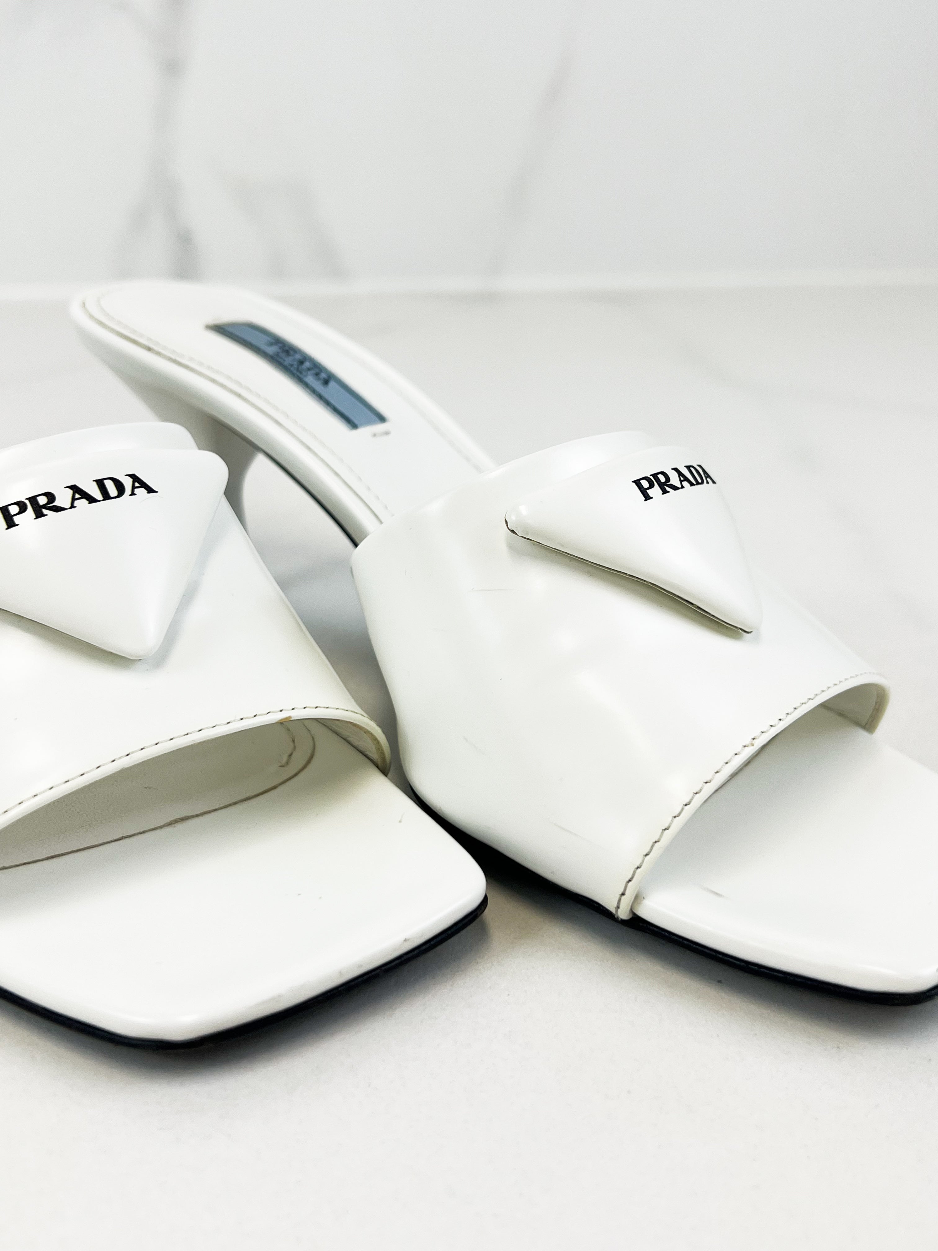 Prada Mule 75mm Size 37.5