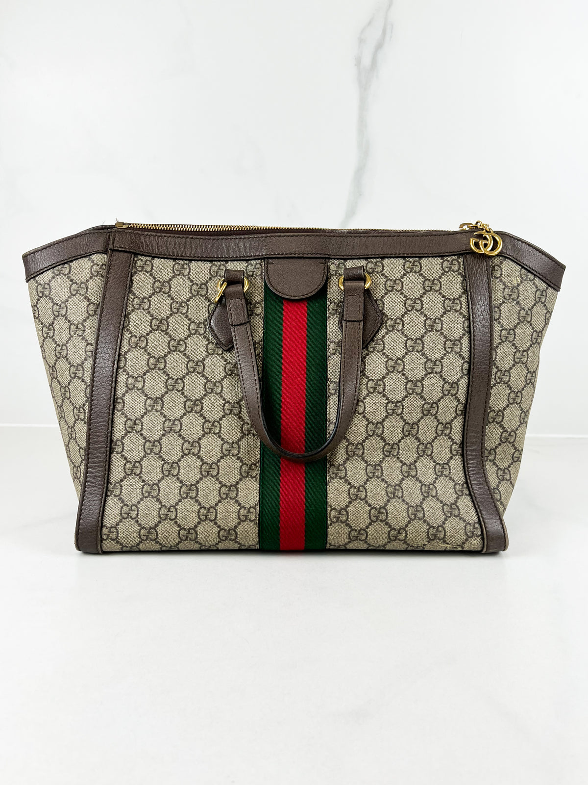 Gucci Medium GG Supreme Ophidia Tote Bag