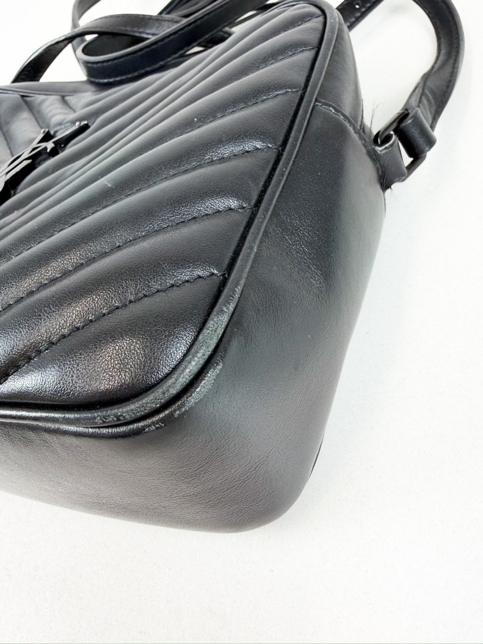 Saint Laurent Black Lou Camera Bag