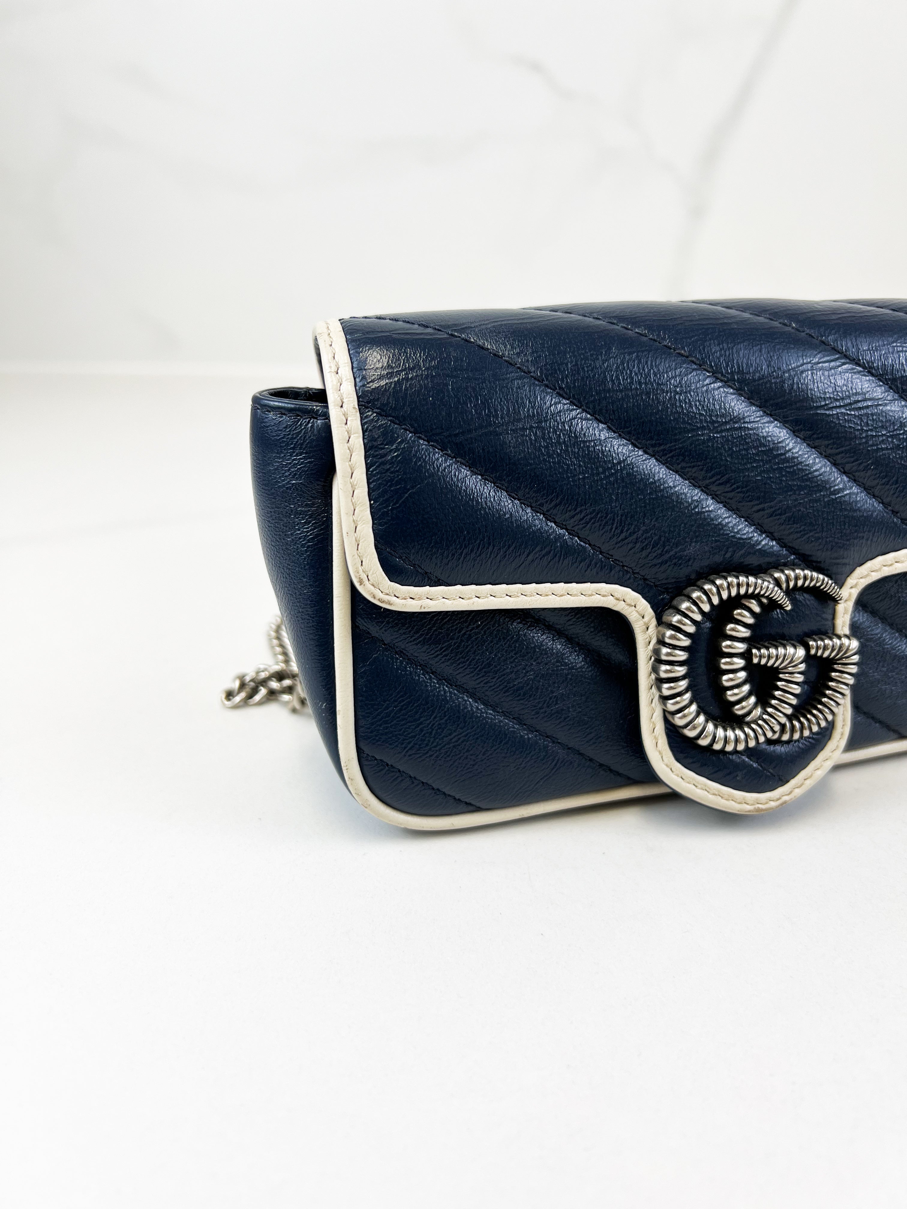 Gucci Marmont Leather crossbody Nano Bag