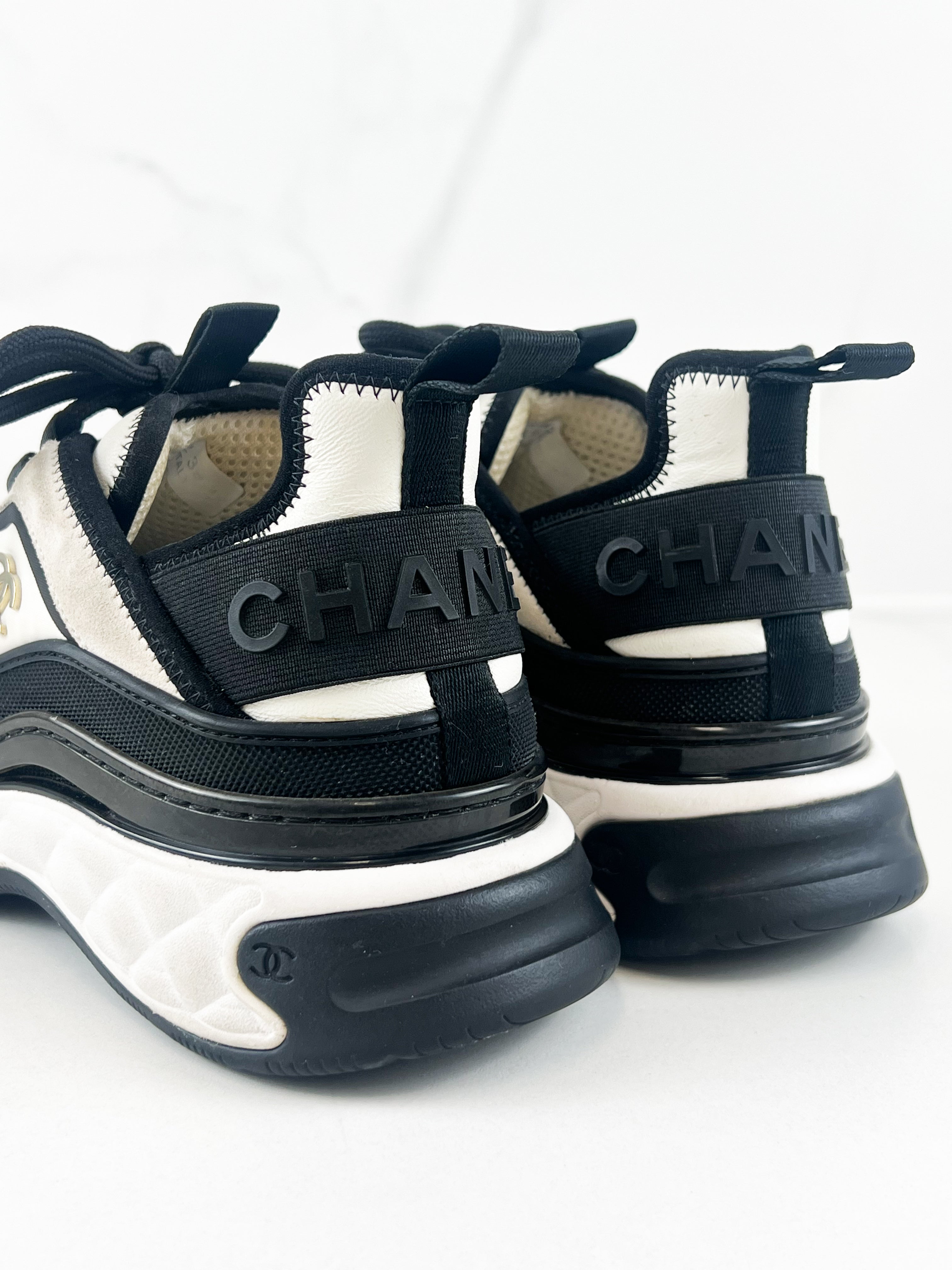 Chanel CC Logo Sneaker Size 39.5