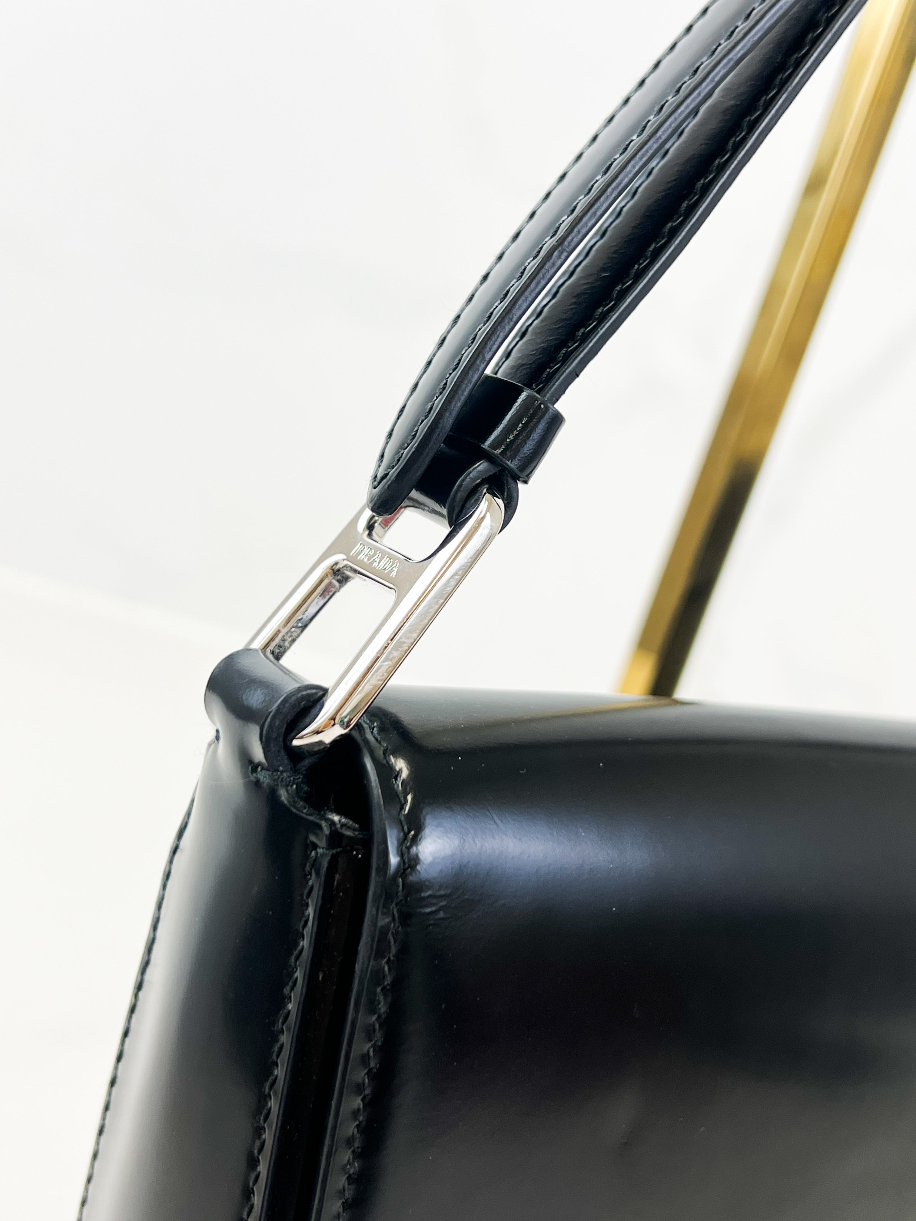 Prada Spazzolato Femme Shoulder Bag