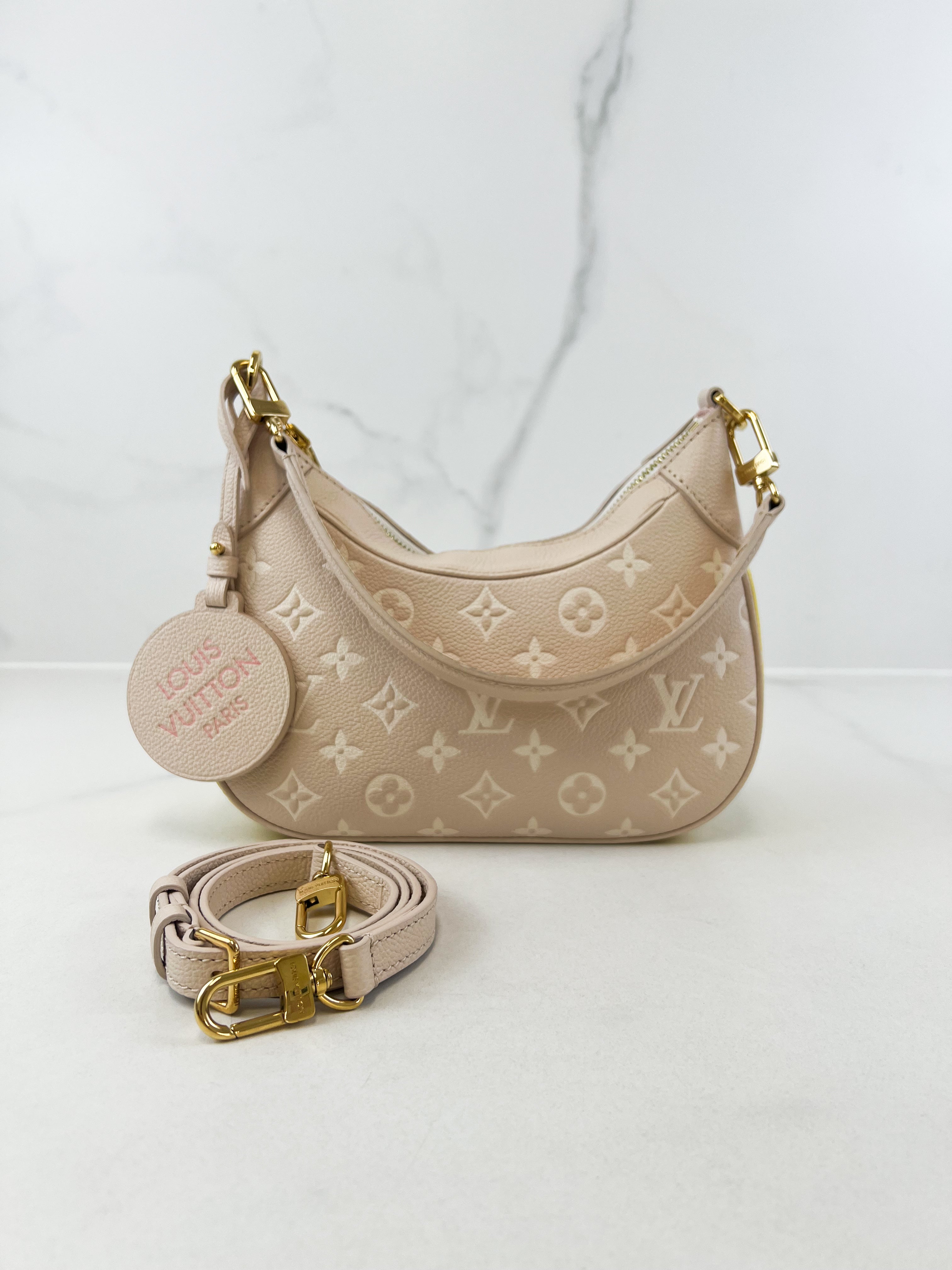 Louis Vuitton Bagatelle Rose Beige in Cowhide Leather with Gold Hardware