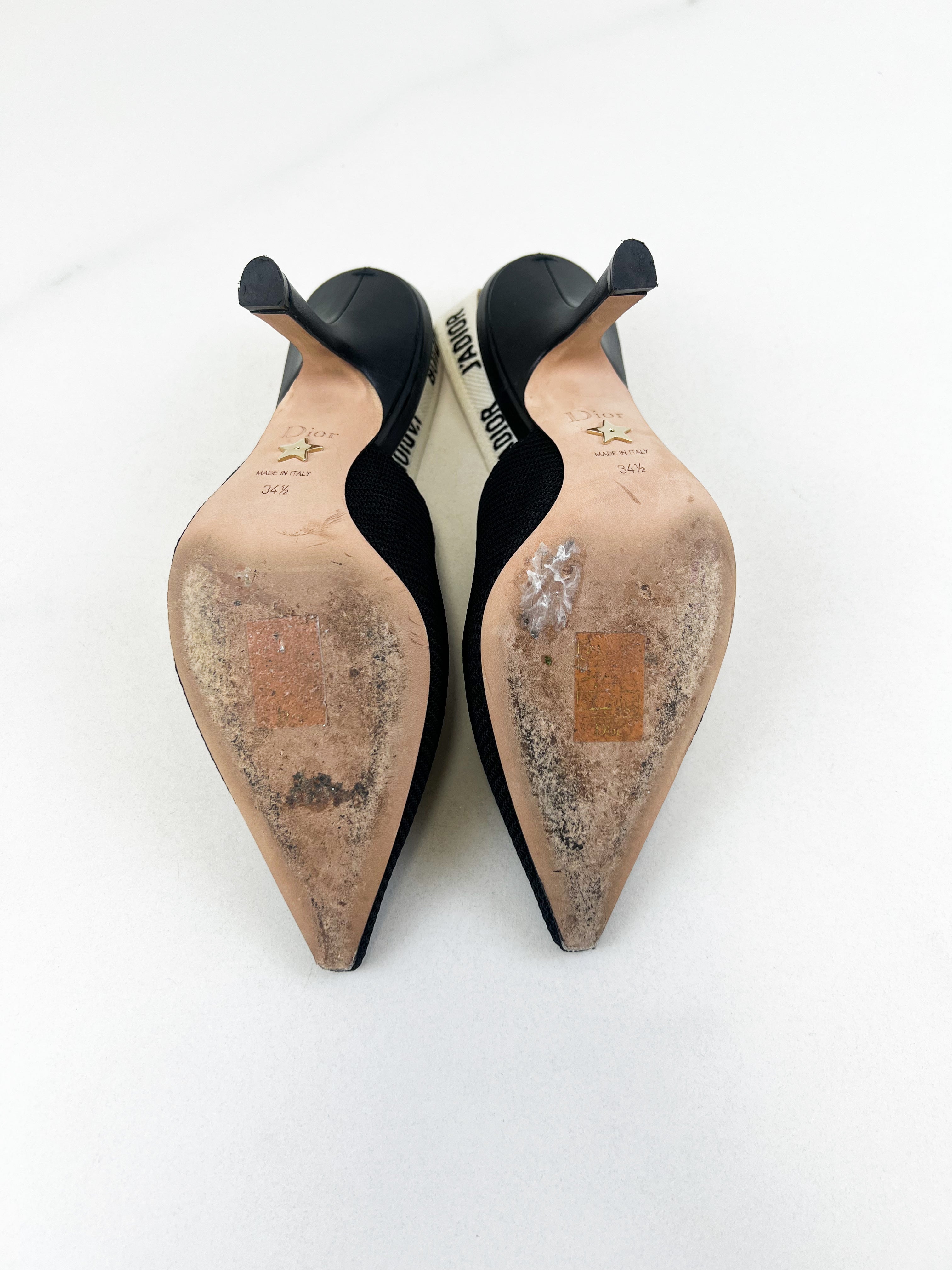 Christian Dior J'adior Slingback Heels Size 34.5