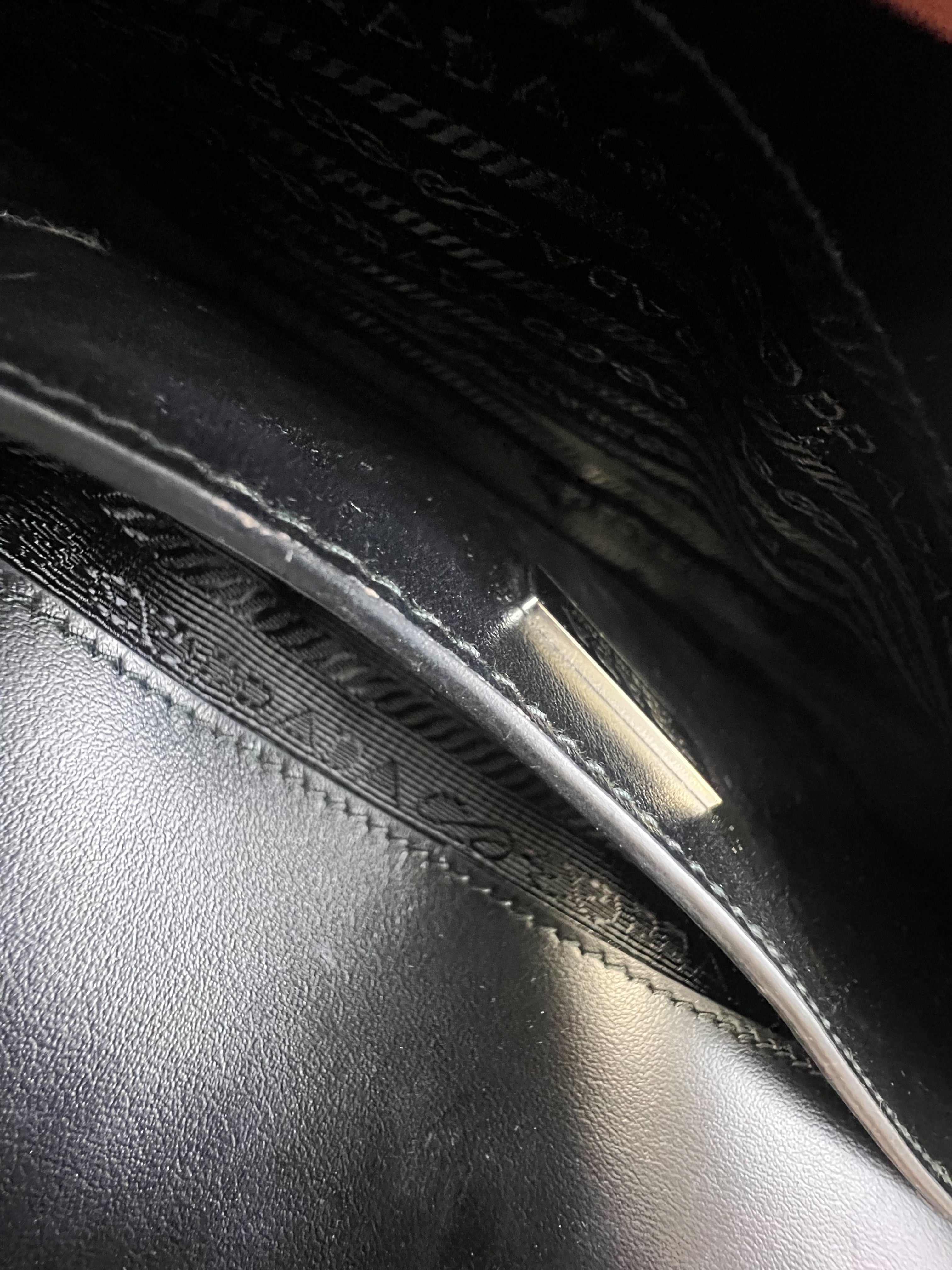 Prada Spazzolato Femme Shoulder Bag