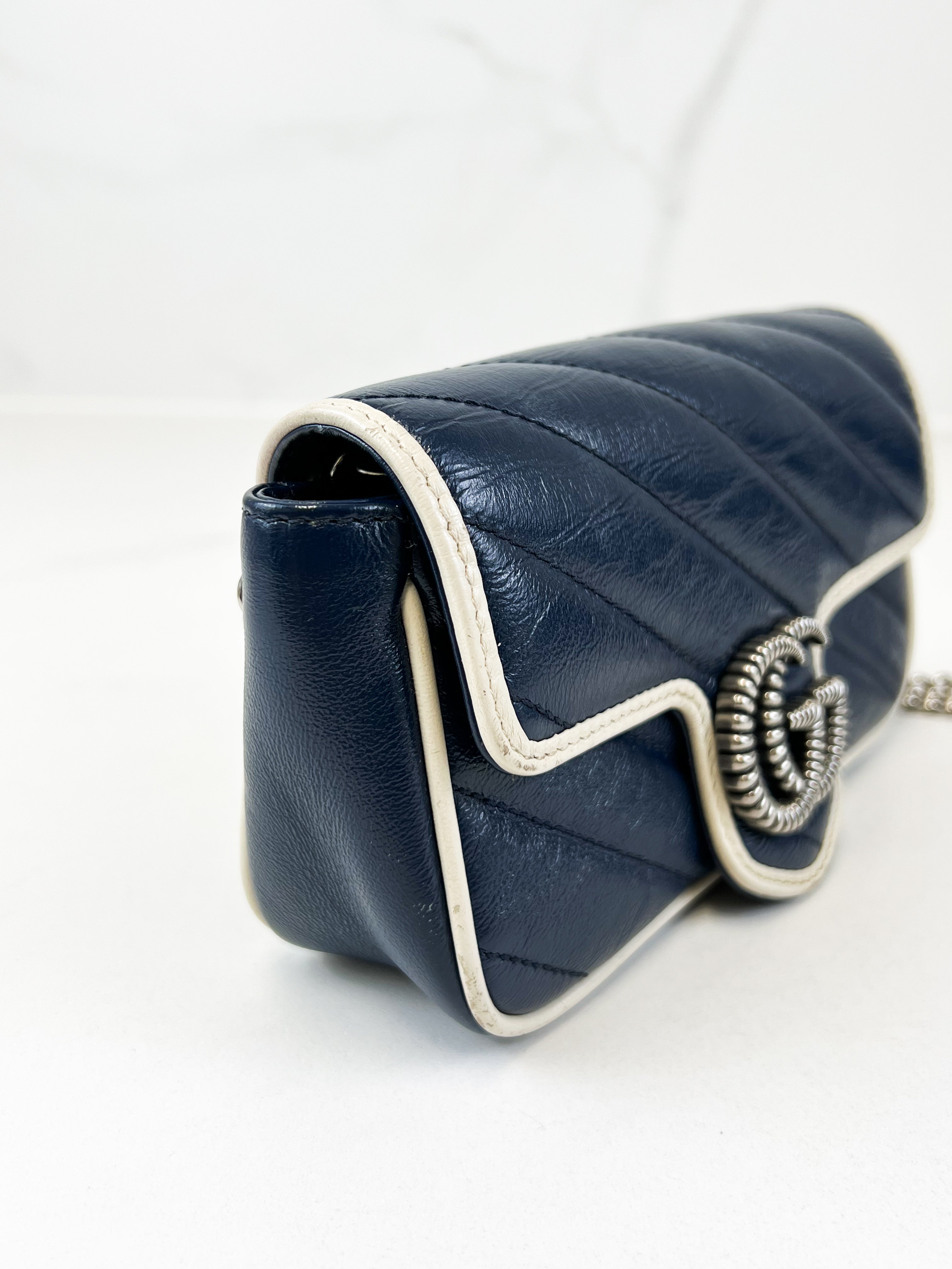 Gucci Marmont Leather crossbody Nano Bag