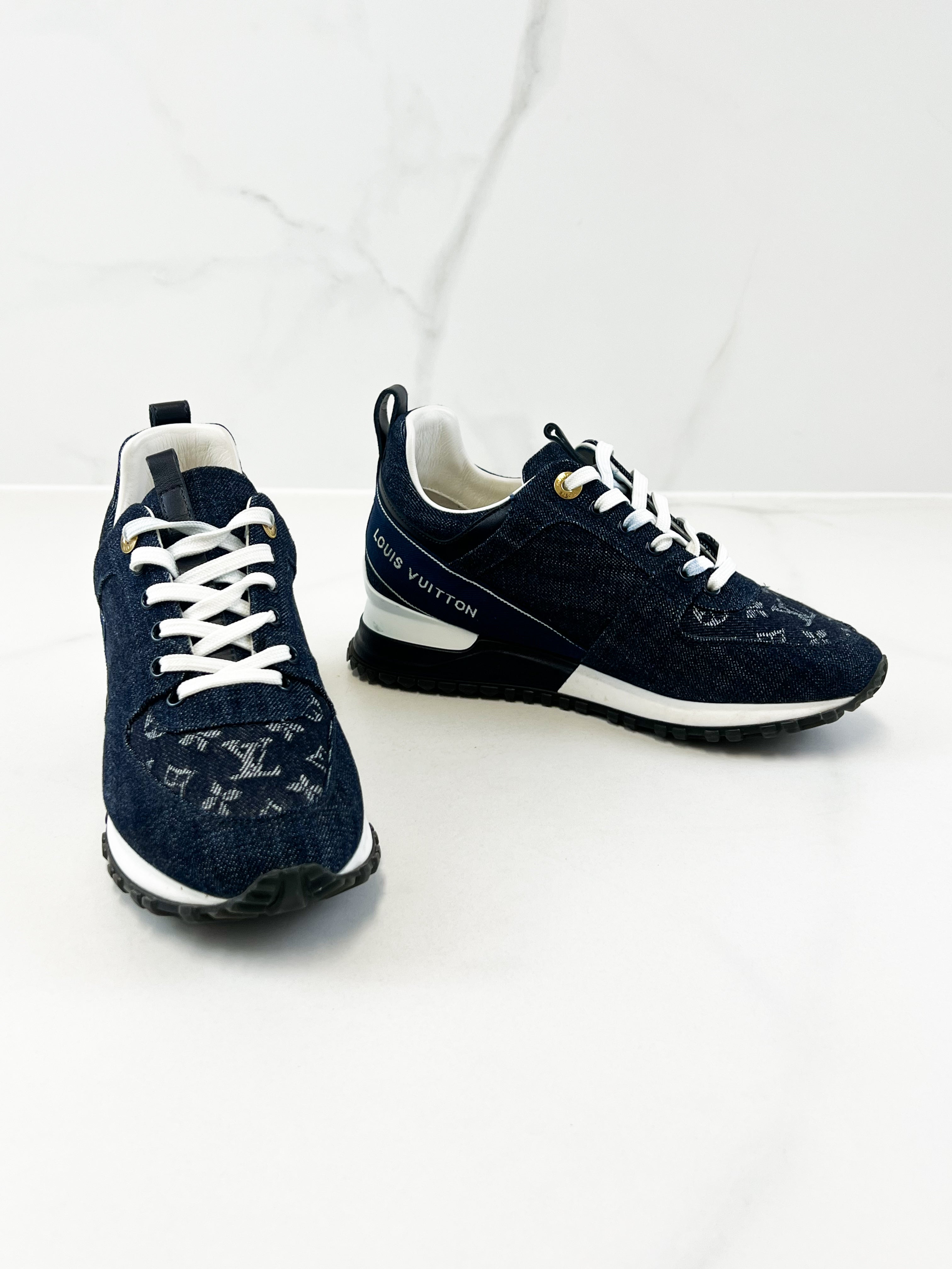 Louis Vuitton Denim Runaway Sneaker Size 36