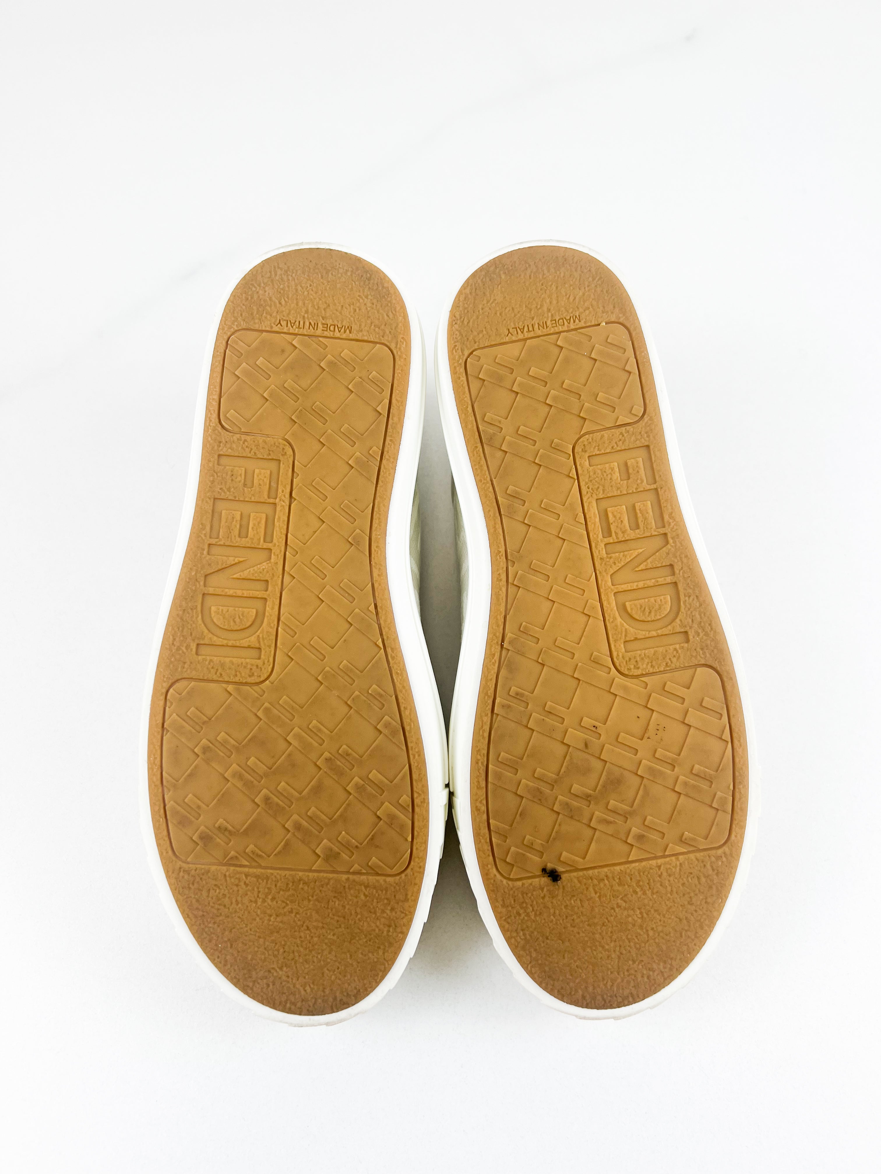 Fendi Domino FF Fabric Low-Top Sneaker