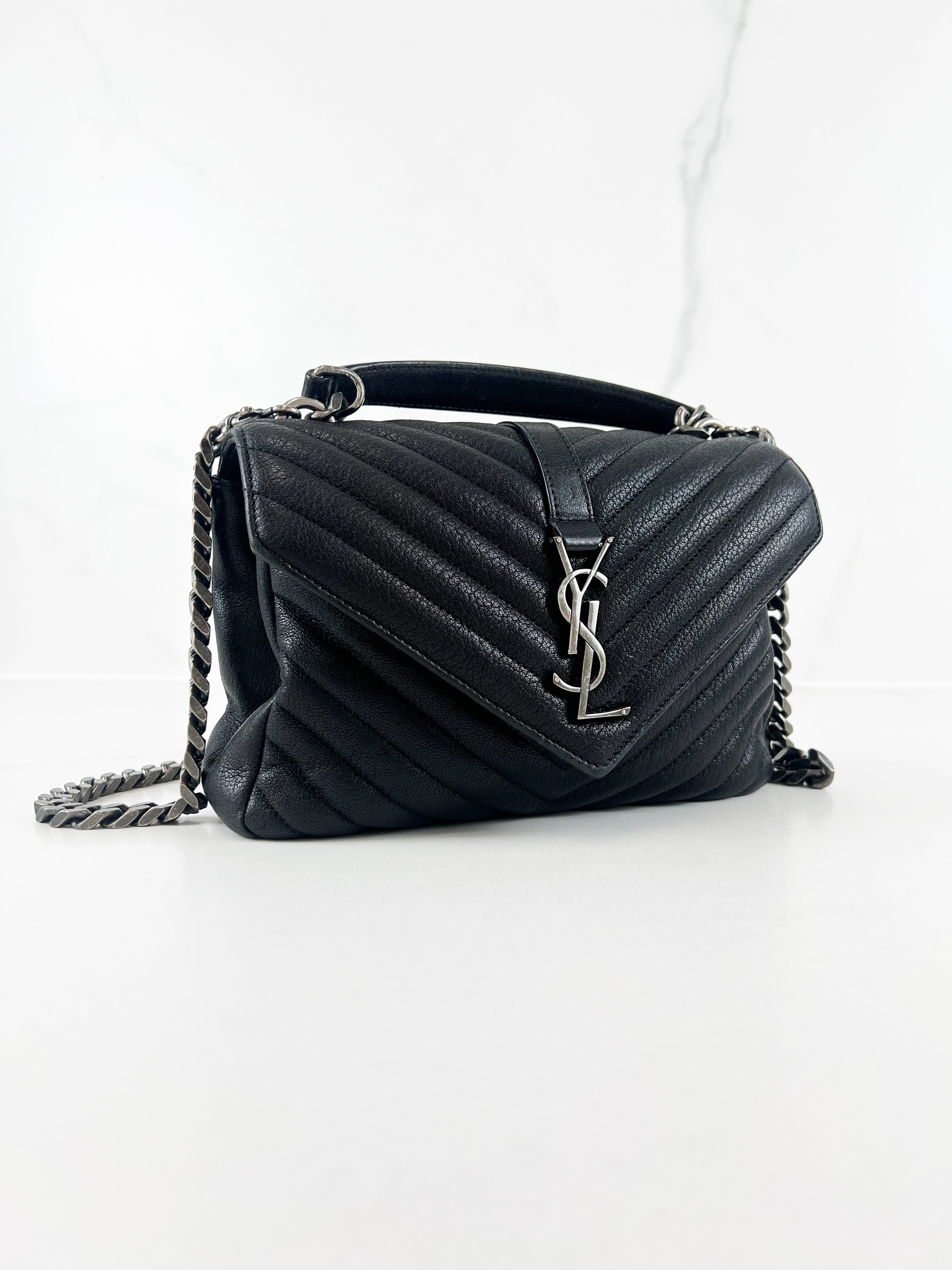 Saint Laurent Black College Bag