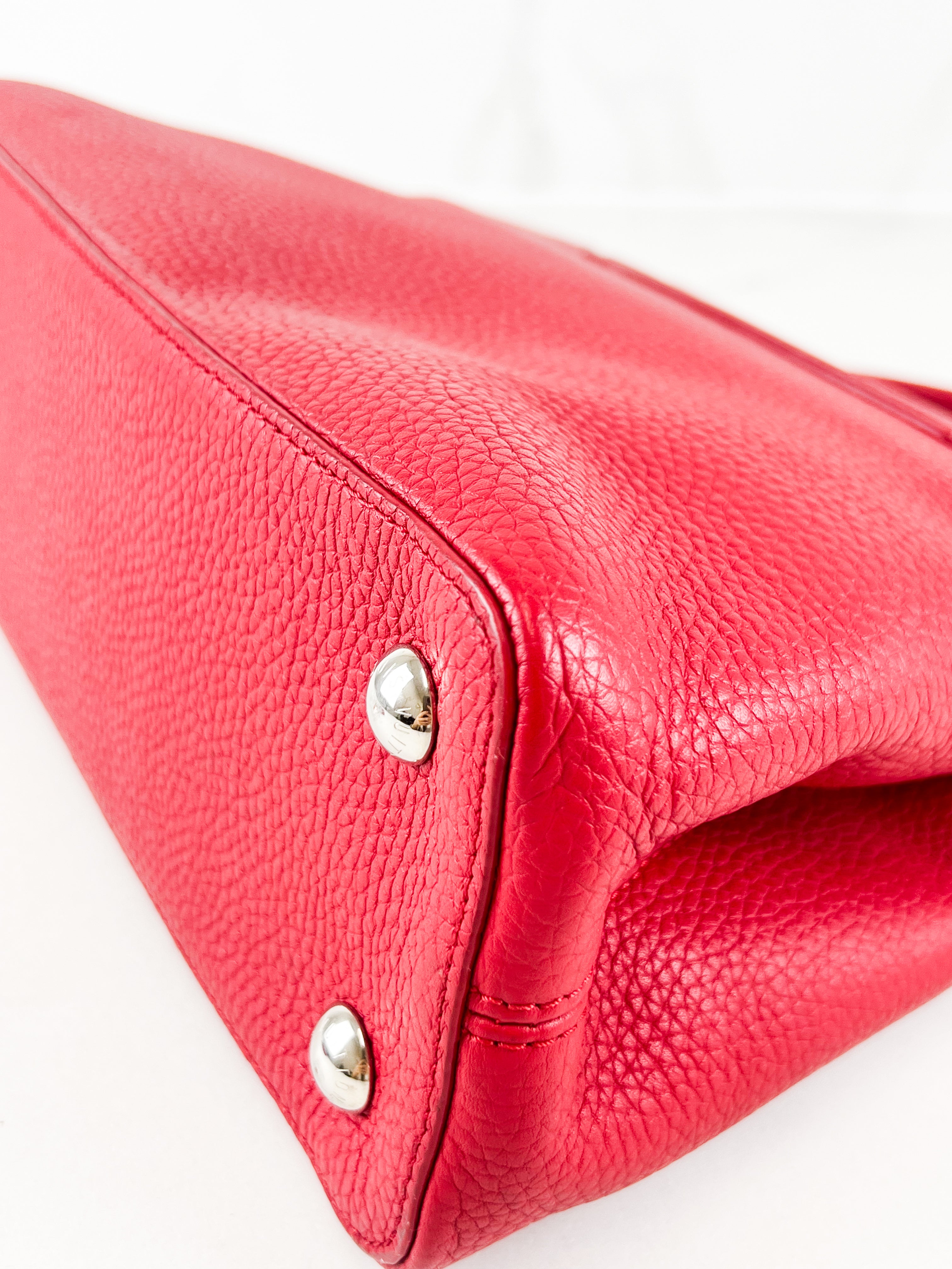 Louis Vuitton Red Capucines PM