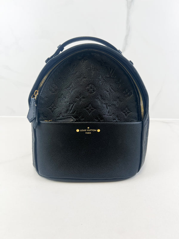 Louis Vuitton Monogram Empreinte Sarbonne Leather Backpack