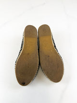 Christian Dior Black Granville Espadrille Size 37