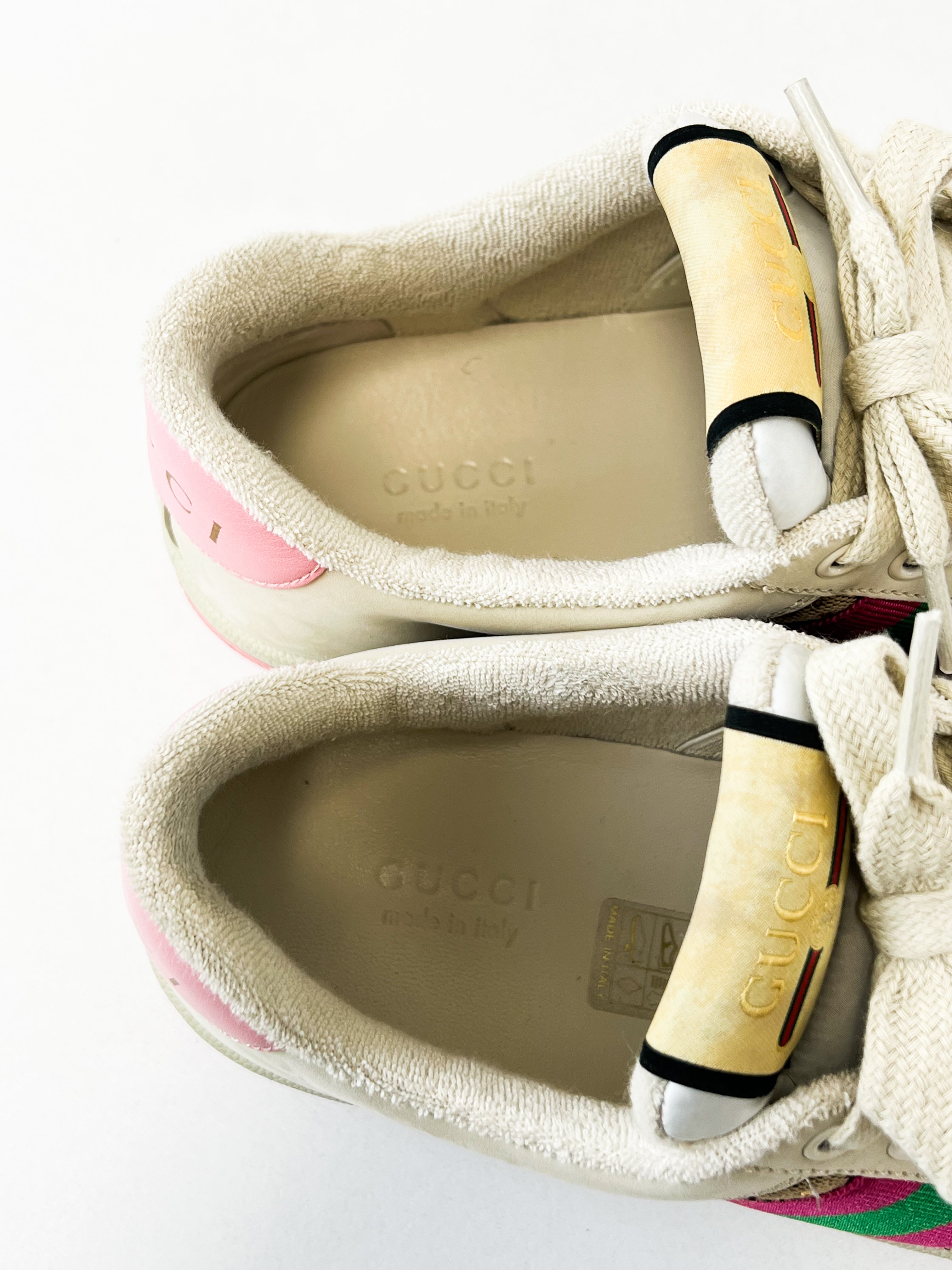 Gucci Screener Sneaker with Crystals Size 37