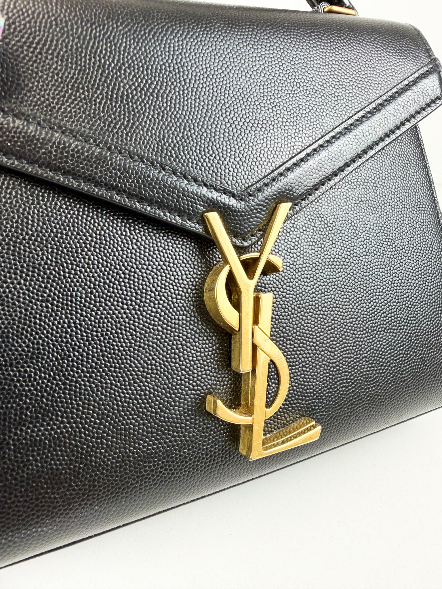 Saint Laurent Cassandra Mini Top Handle GHW