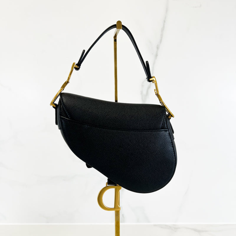 Christian Dior Mini Black Saddle
