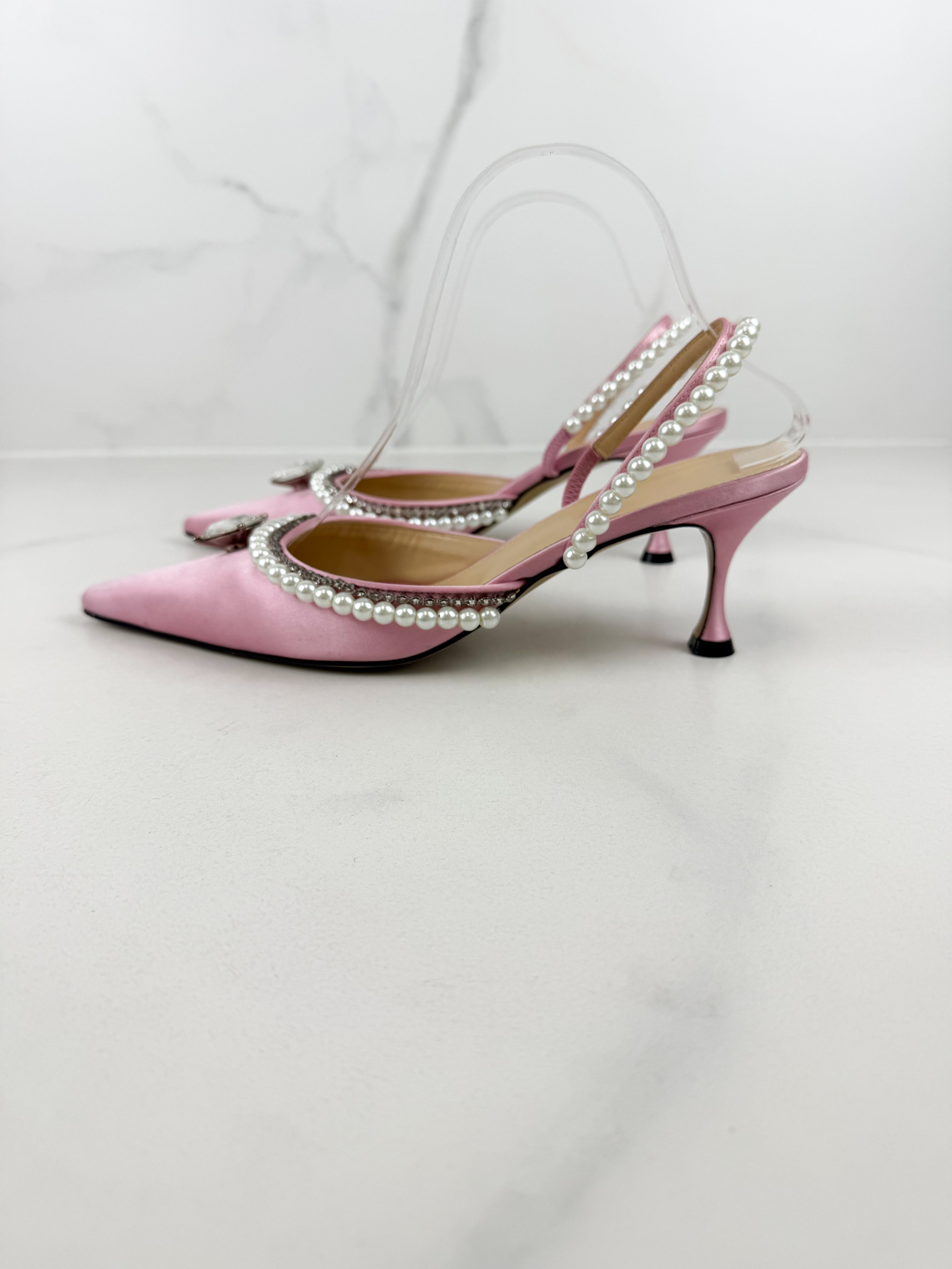 Mach & Mach Diamond & Pearls Kitten Heel Size 41