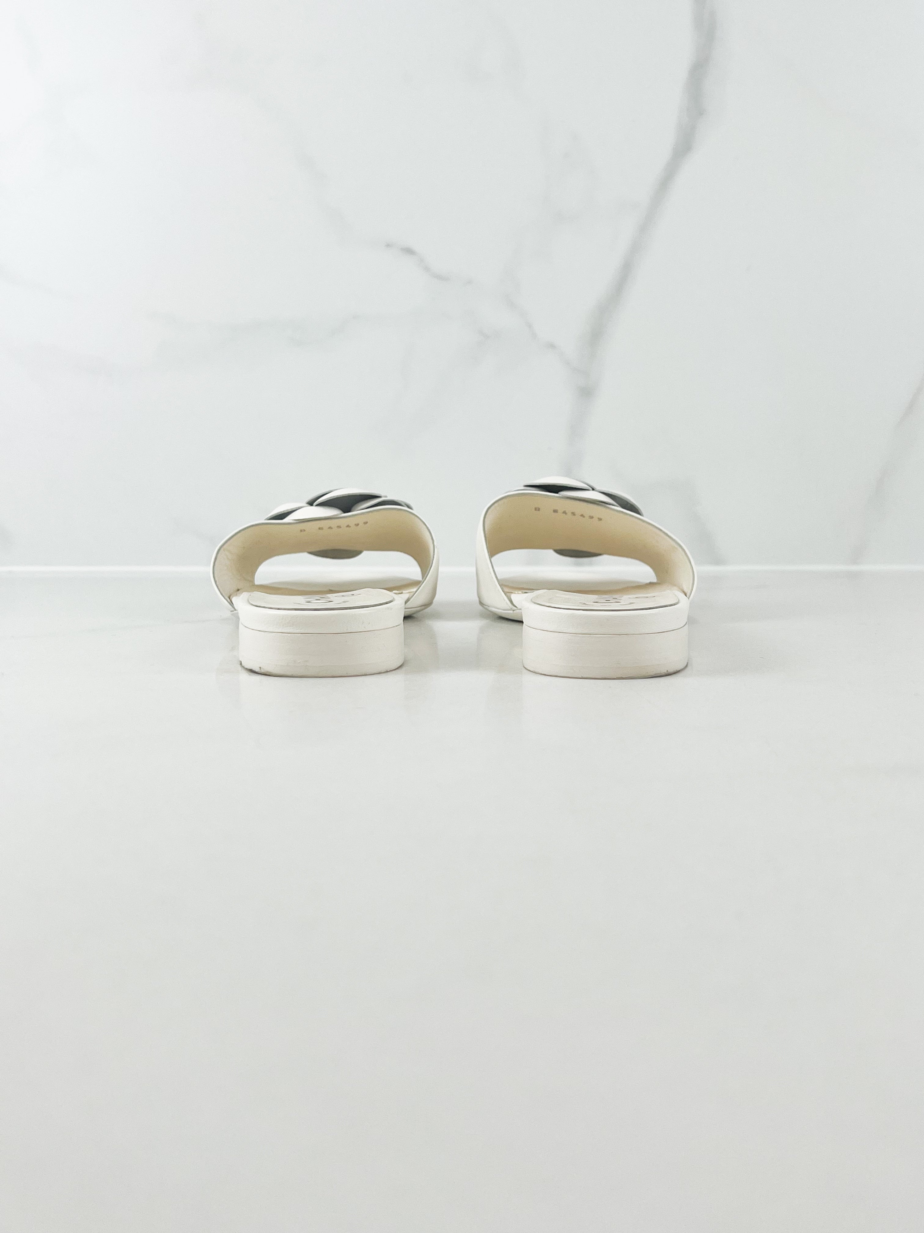 Chanel Camelia Sandal Size 39C