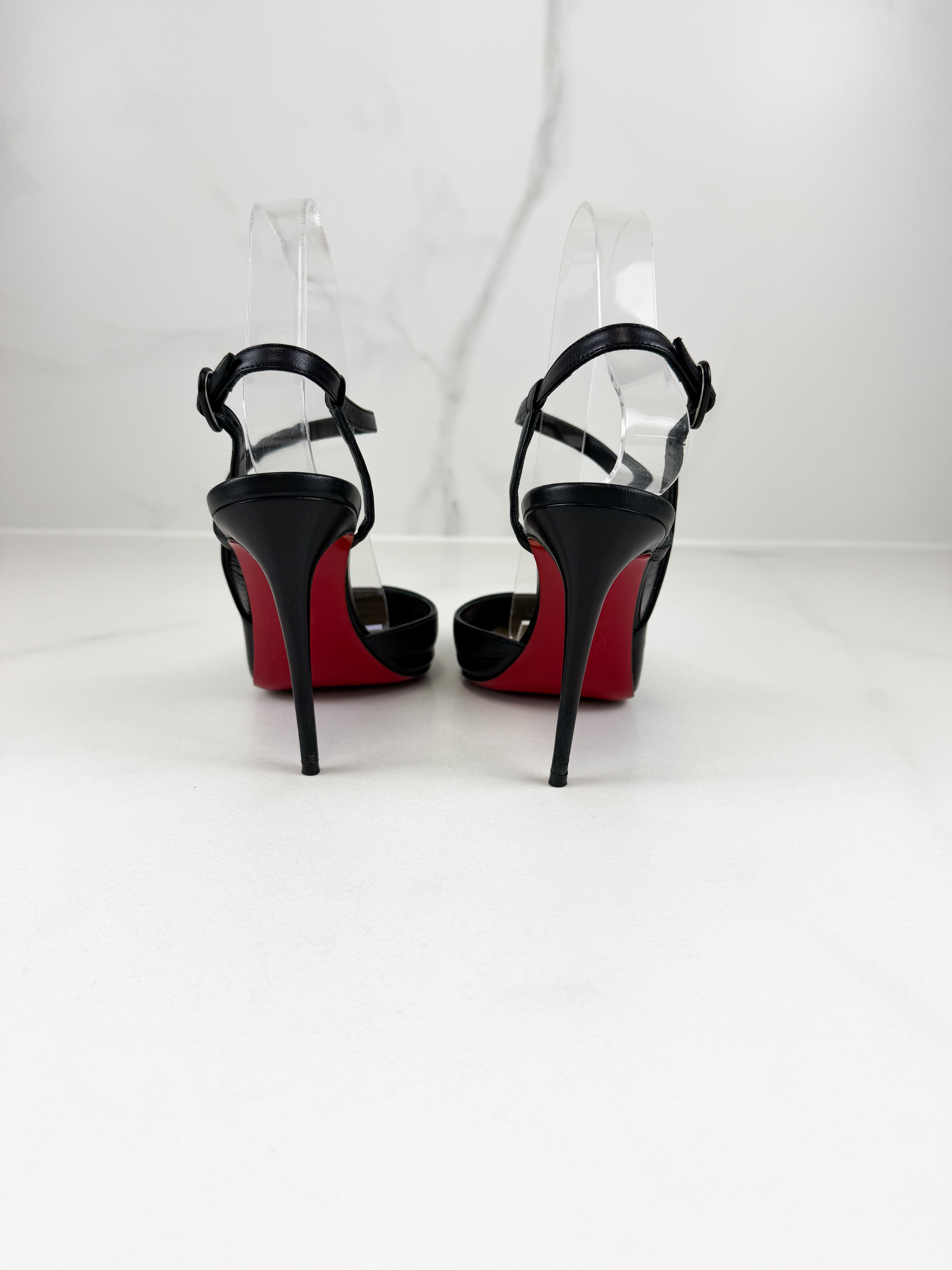 Christian Louboutin Black Jenlove 100 Pump Size 36