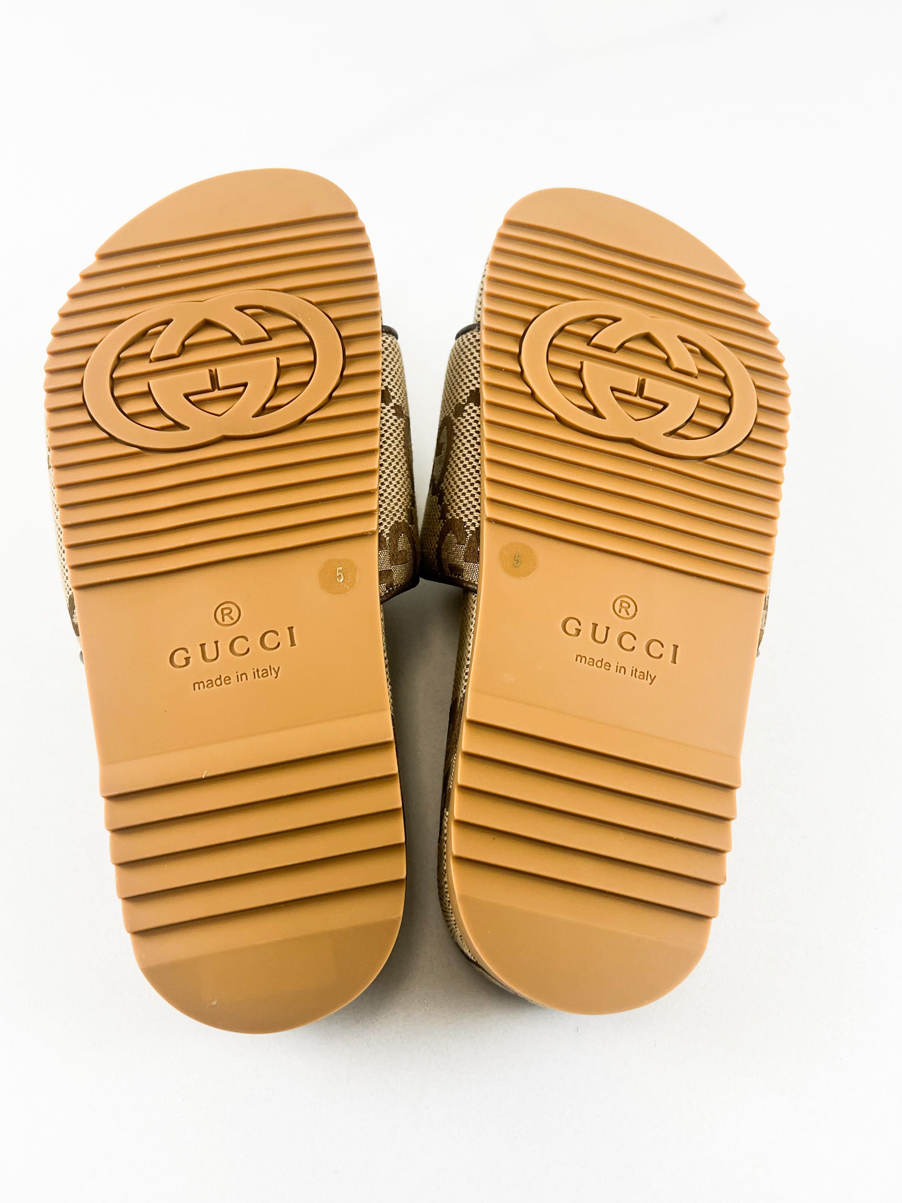 Gucci Platform Slide Sandal Size 5