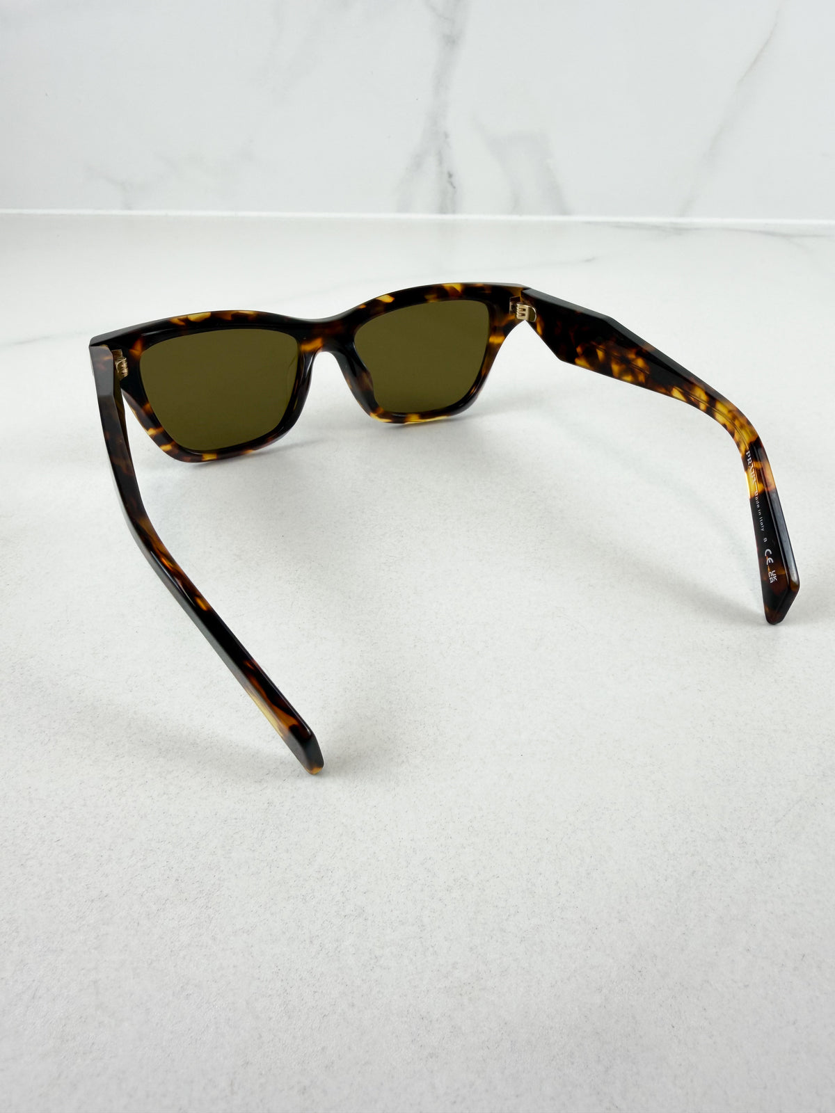 Prada Square Frame Honey Tortoise Sunglasses SPR C07