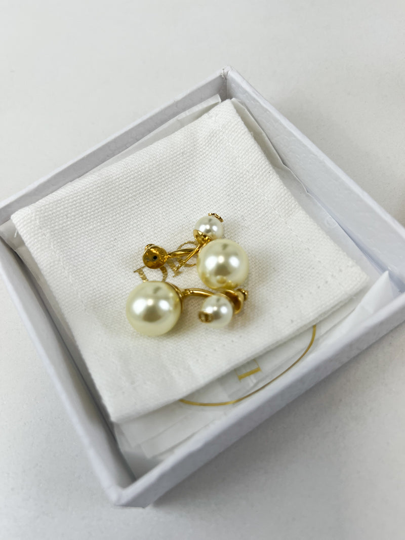 Christian Dior Pearl Earrings