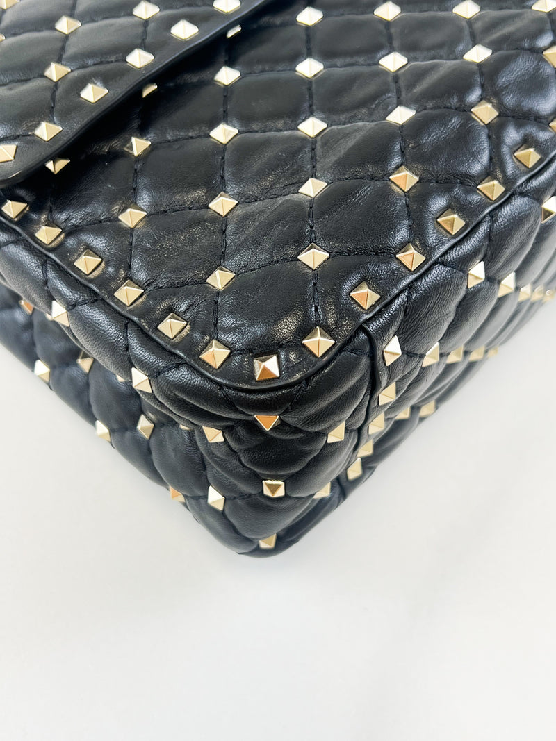 Valentino Garavani Rockstud Spike Nappa Leather Bag