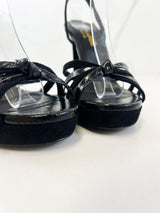 Saint Laurent Platform Ankle Strap Sandal Size 36