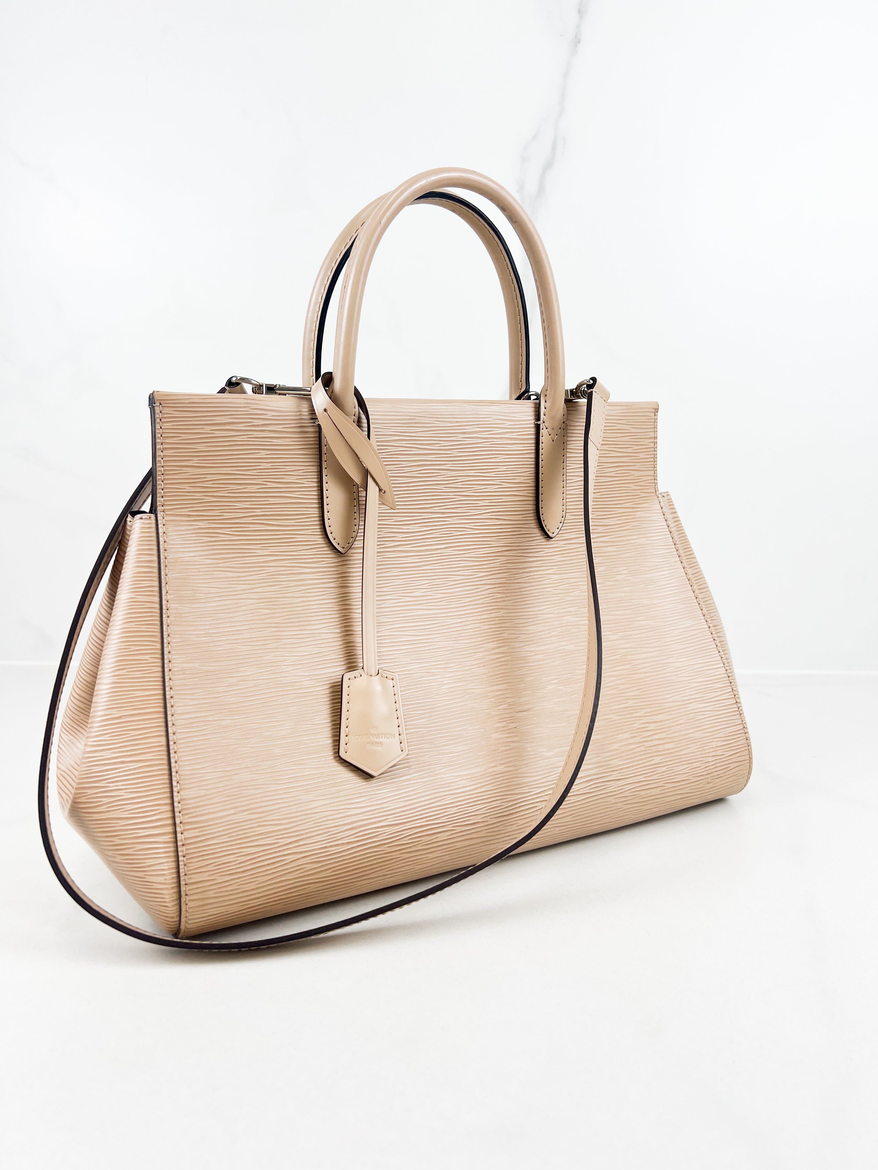 Louis Vuitton Marly MM Bag in Dune Epi Leather