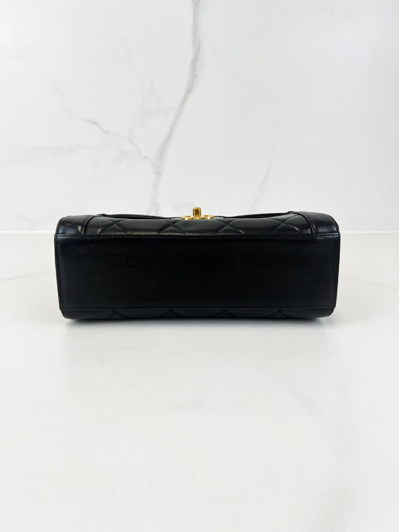 Chanel Lambskin Quilted CC Chain Shoulder Bag